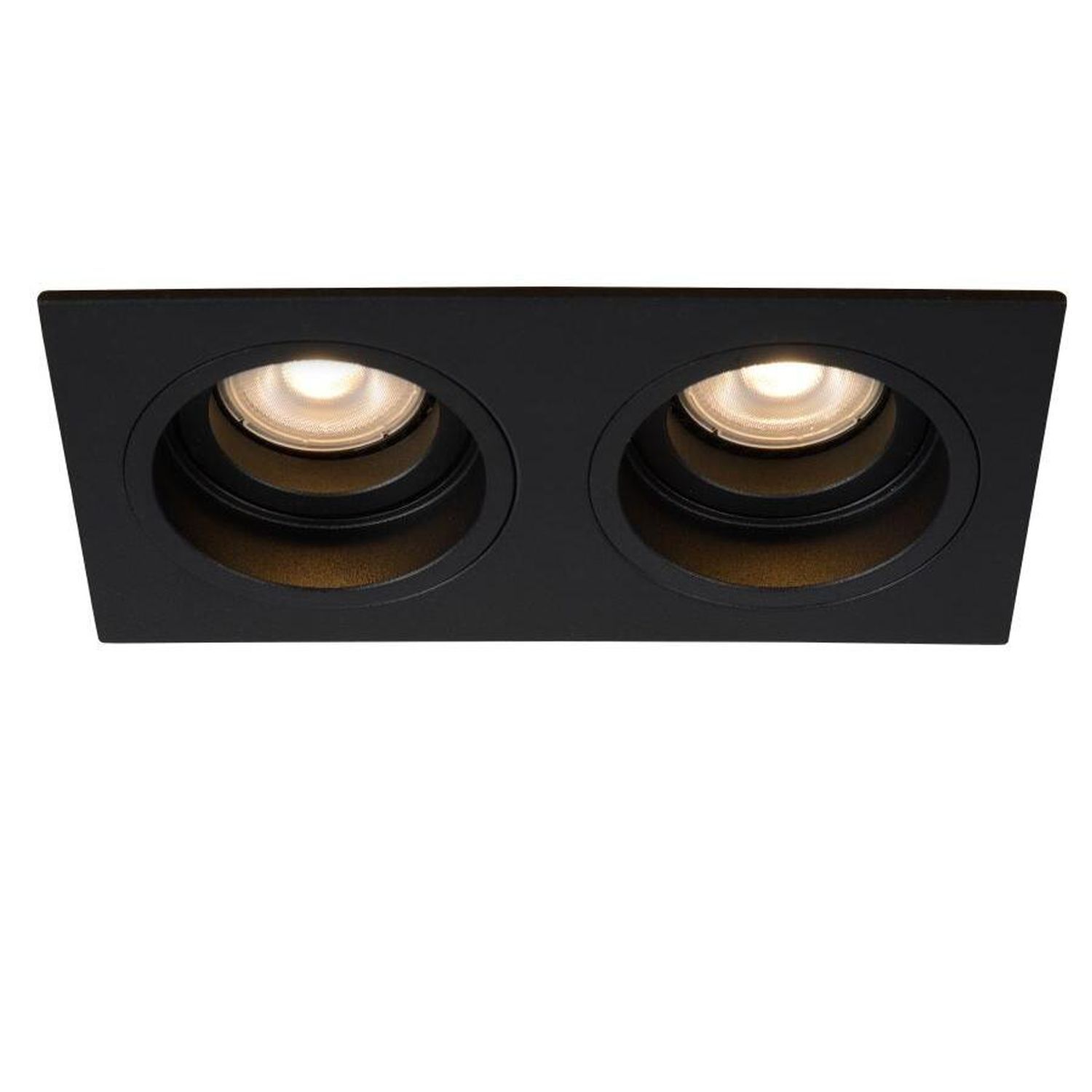 Einbauspot Metall Schwarz GU10 modern edel rund recessed light, dual spotlight, Spotlight-F монтаж?, schwarz Rahmen?, Downlights