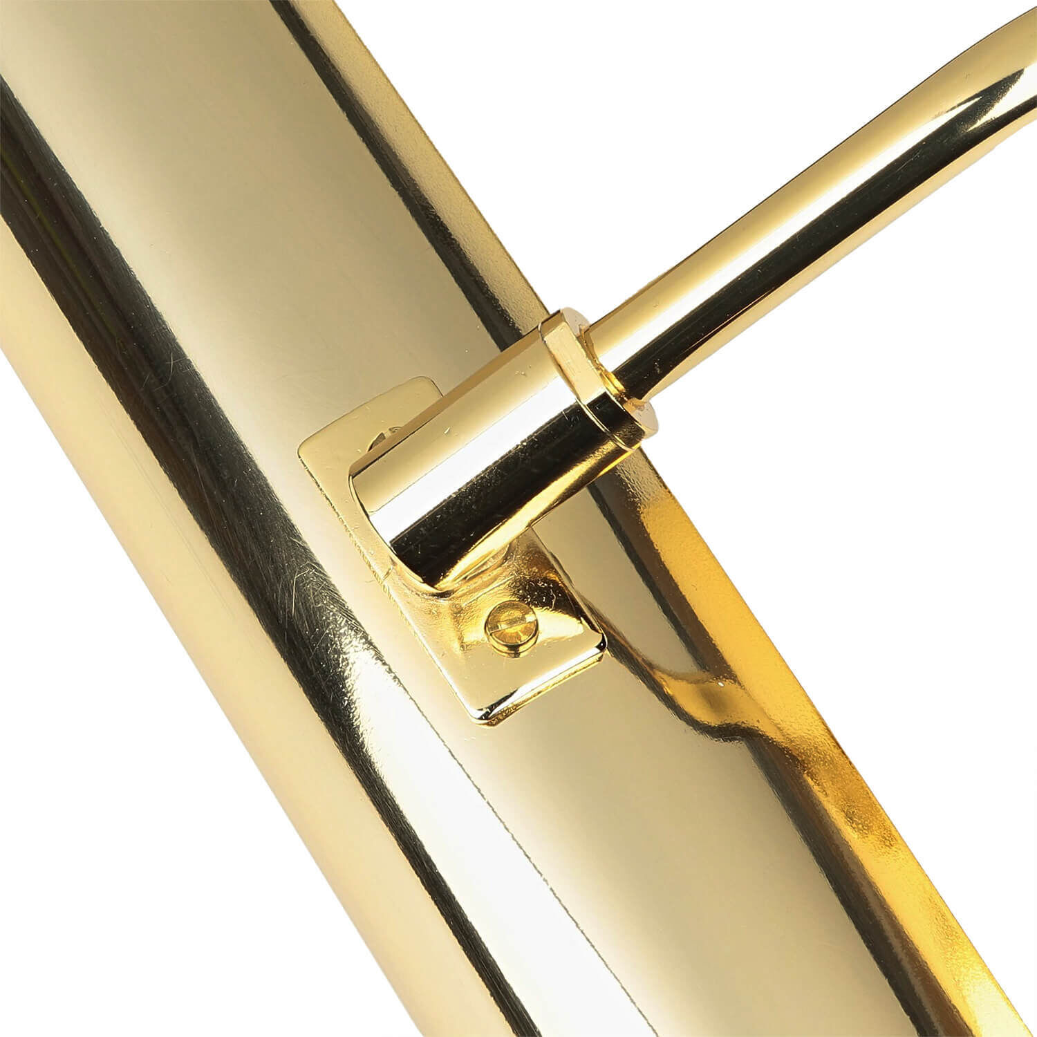 Bilderleuchte Echt-Messing Vergoldet 24K 40cm Handlauf, Griff, Dolch, Messer, Waffe