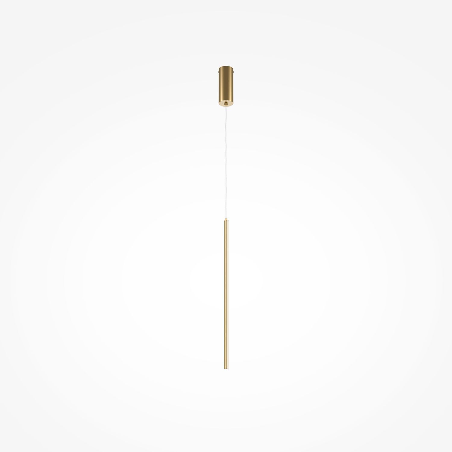 Suspension LED aluminium D : 1,7 cm rond en laiton