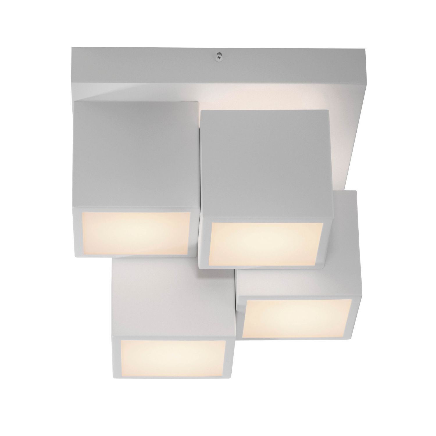 Plafonnier LED Métal Cube L:30 cm 2400 lm 3000 K