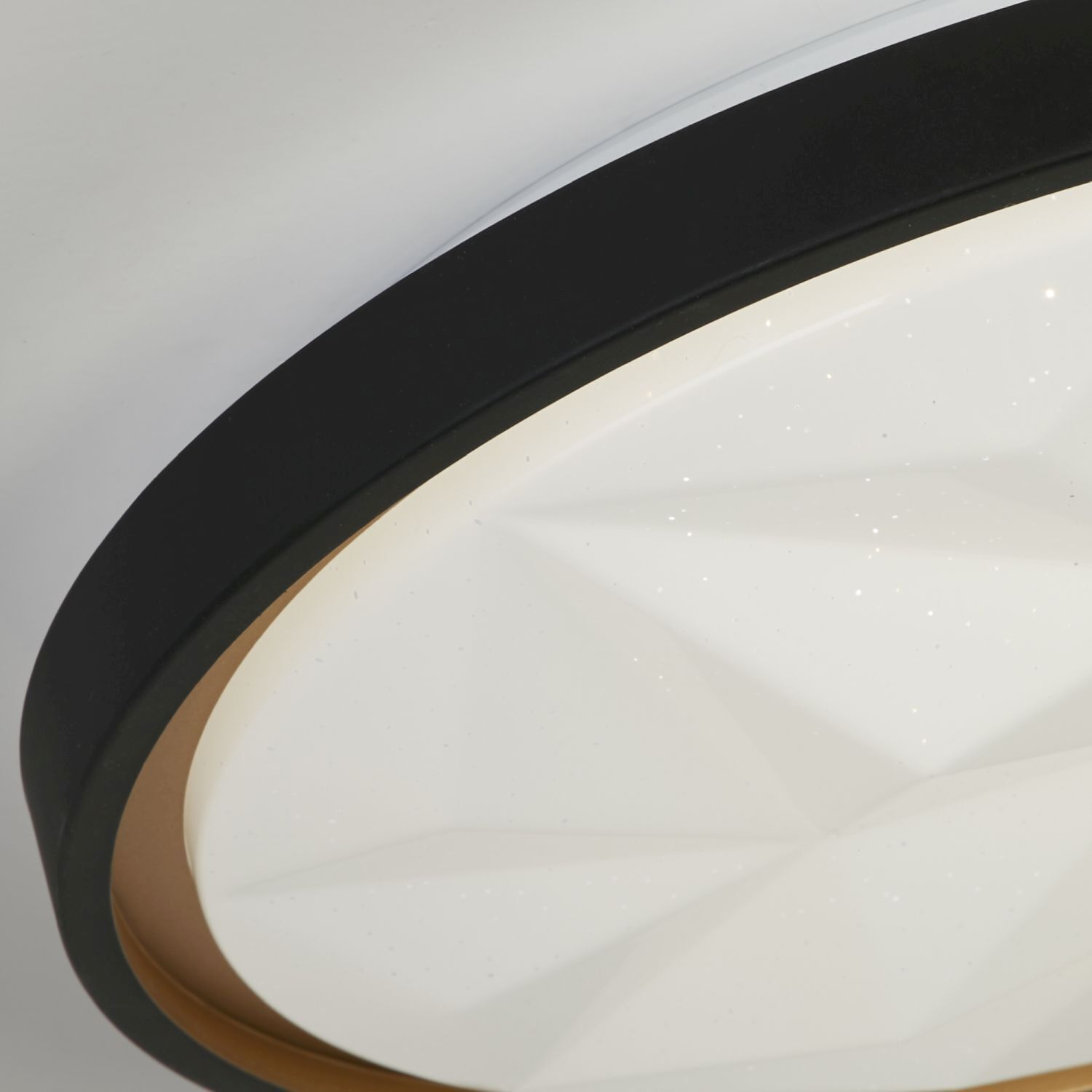Plafonnier rond à LED avec télécommande, intensité lumineuse variable 25 W Deckenleuchte, Lampe