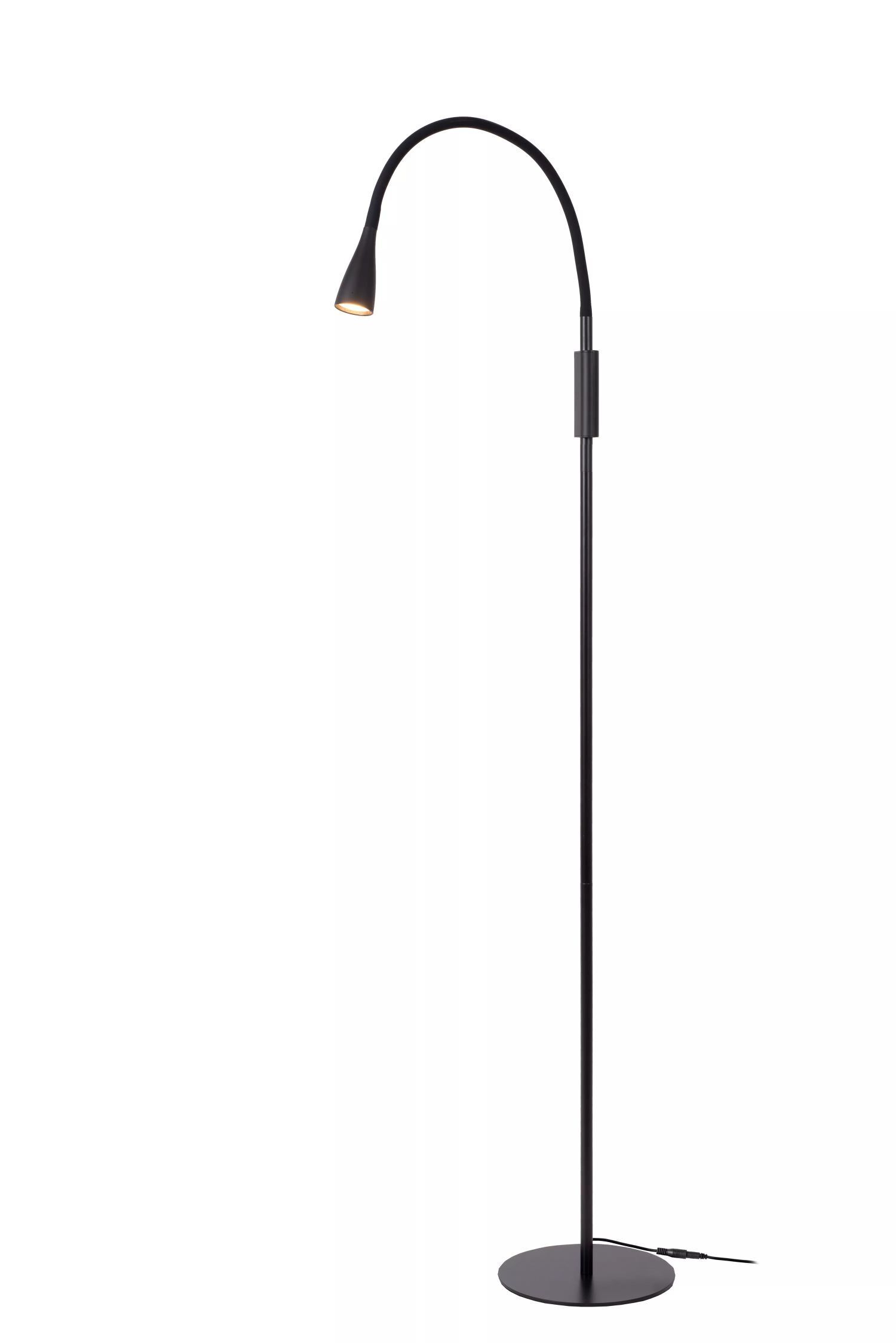 LED Stehlampe Schwarz dimmbar 145 cm 3000 K verstellbar Lampe