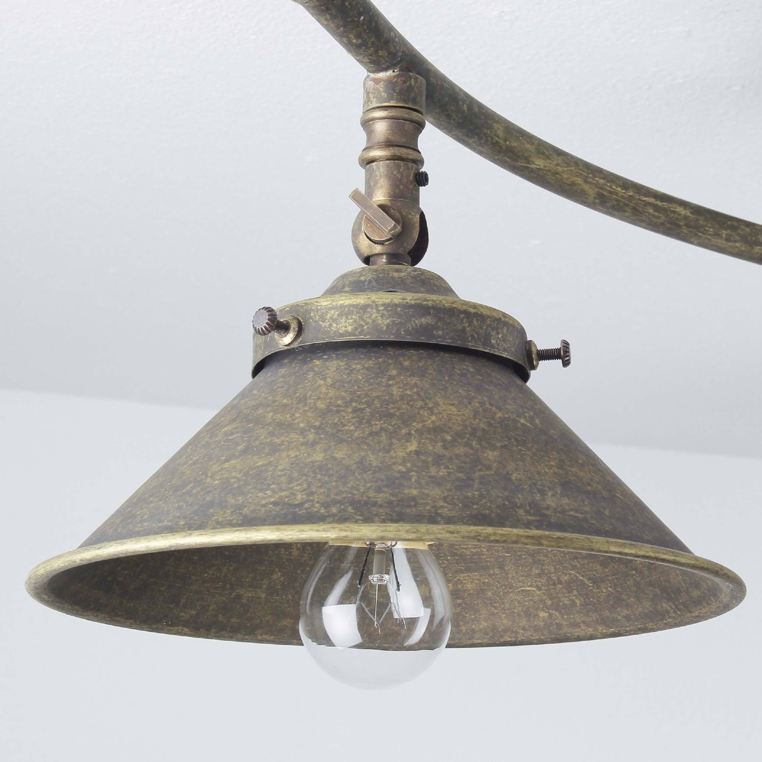Deckenleuchte Antik Messing Vintage Verstellbar Lampe, Deckenventilator, Gerät, Elektrisches Gerät, Bronze