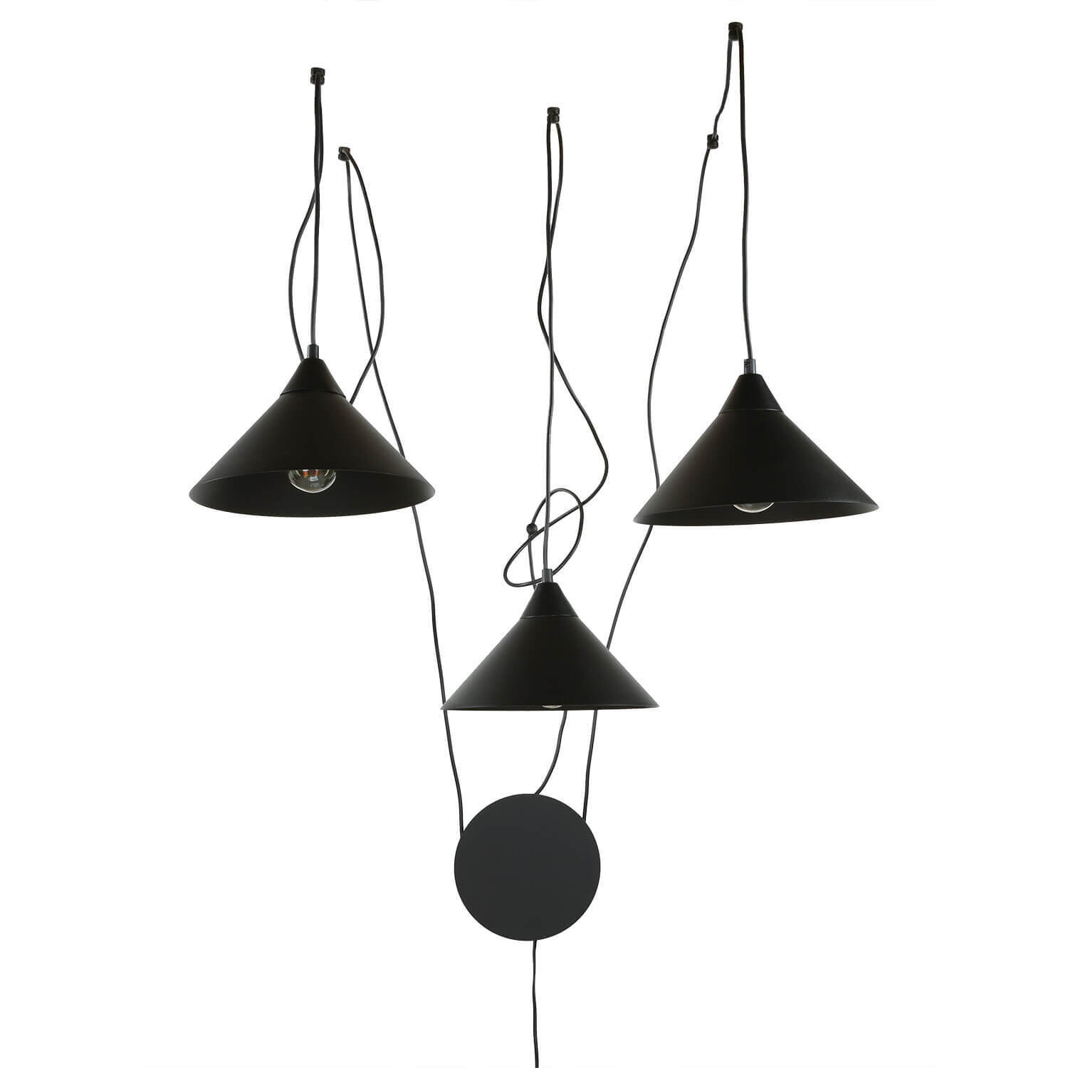 Spider Hängeleuchte mit Stecker Kabelschalter FLEXIO Lampe, Kronleuchter