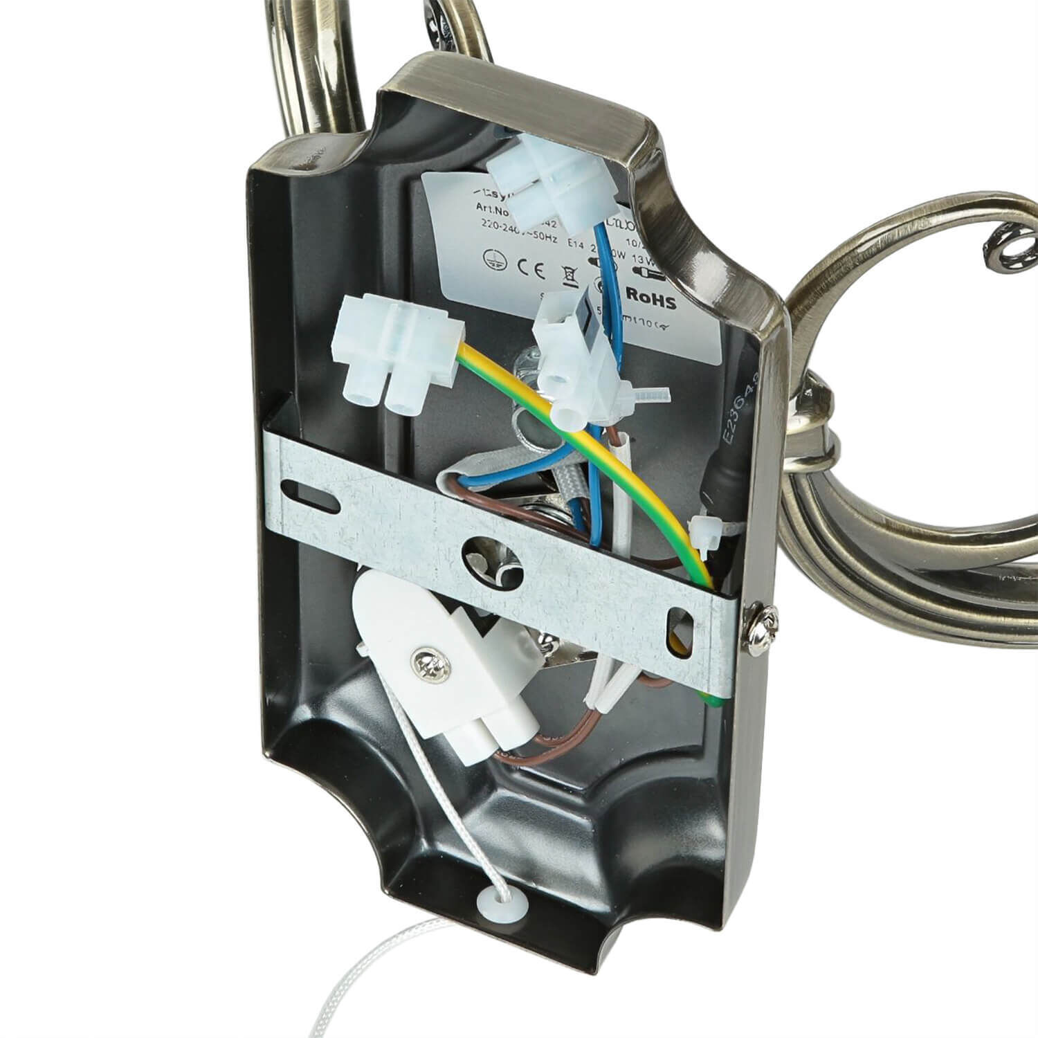 Wandleuchte MARLENE mit Glasschirm Weiß Bronze Wandleuchte MARLENE mit Glasschirm Weiß Bronze