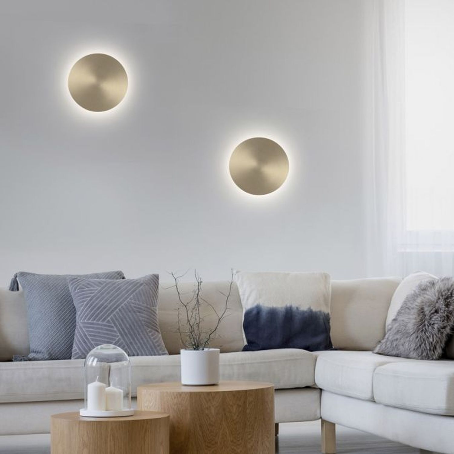 Dekoration für Zuhause, Couch, Wohnzimmer, Kissen, Innenarchitektur