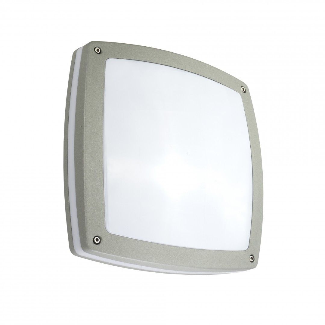 Außenlampe MOLEN in Silber blendarm 2x E27 IP44