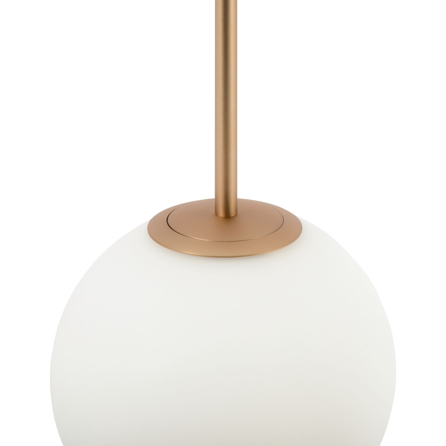 Lampe à suspendre métal verre D : 20 cm rond H : max. 180 cm