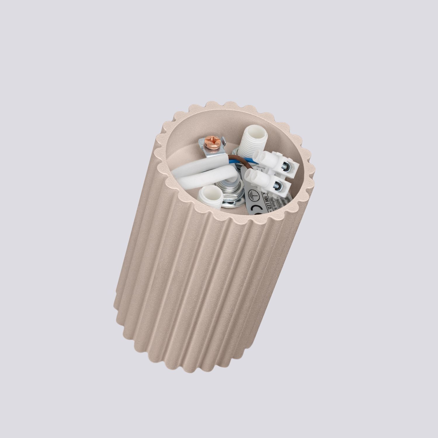 Deckenleuchte Aluminium Taupe GU10 Ø6,5 cm rund Deckenleuchte Aluminium Taupe GU10 Ø6,5 cm rund