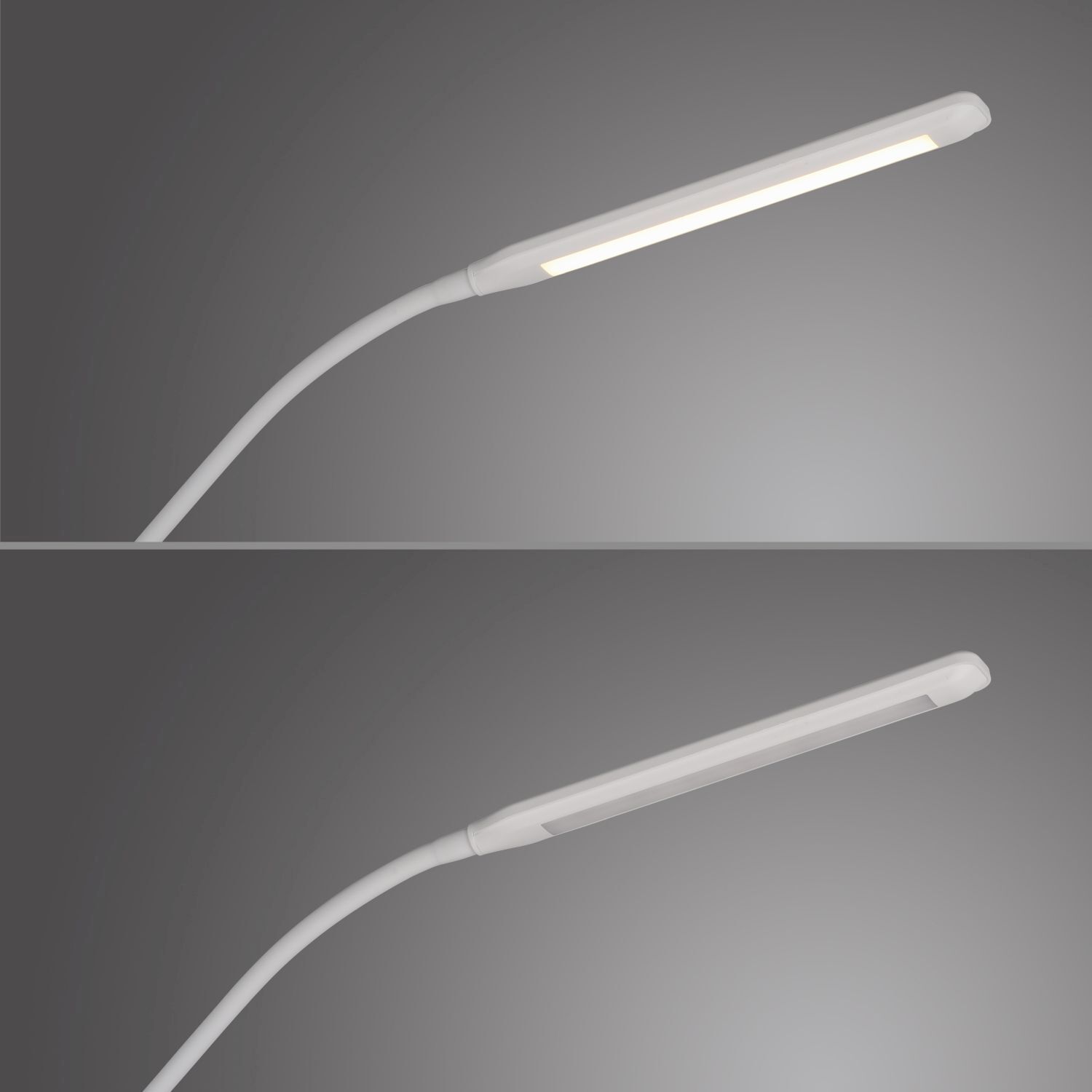 Lampadaire LED Métal Blanc Touch 125 cm réglable Beleuchtung, Lampe