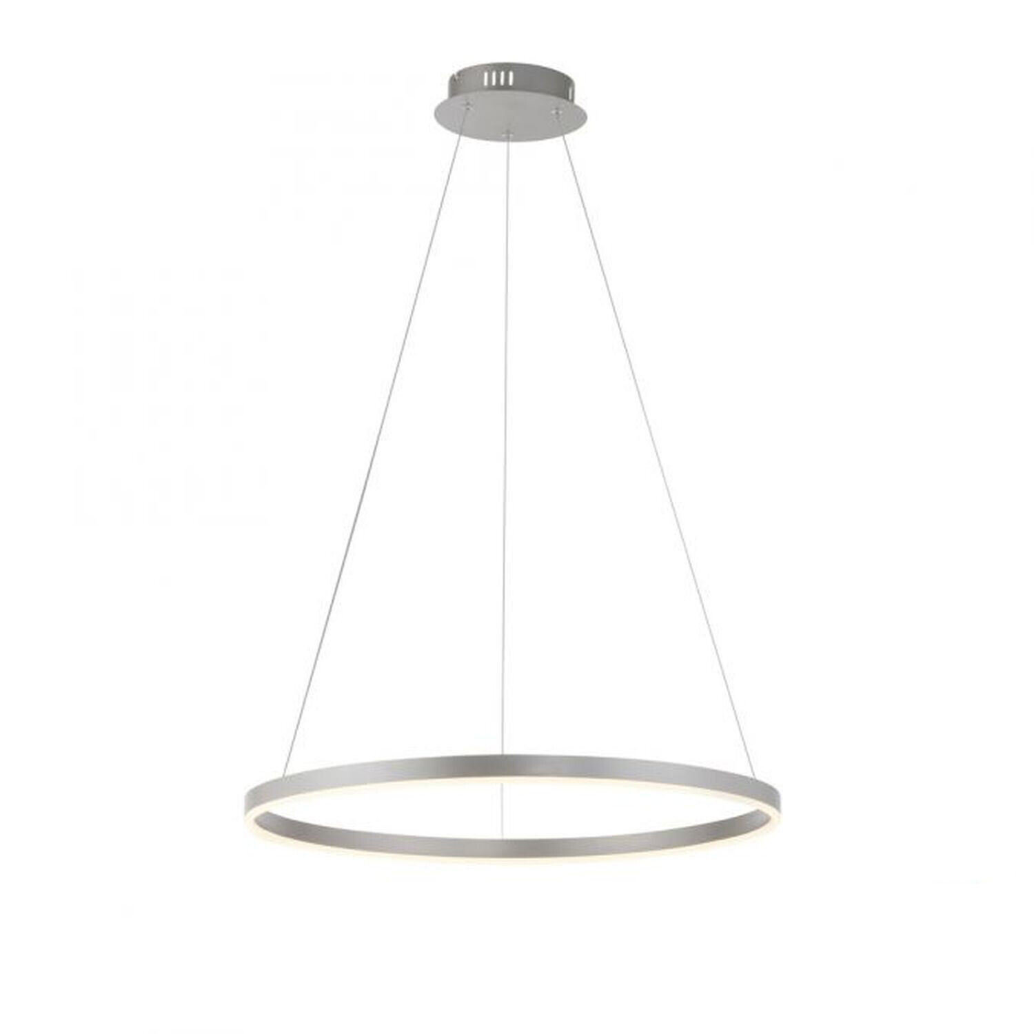 Dimmbare LED Pendelleuchte in Aluminium Ø58,5 cm 3000 K Lampe, Kronleuchter