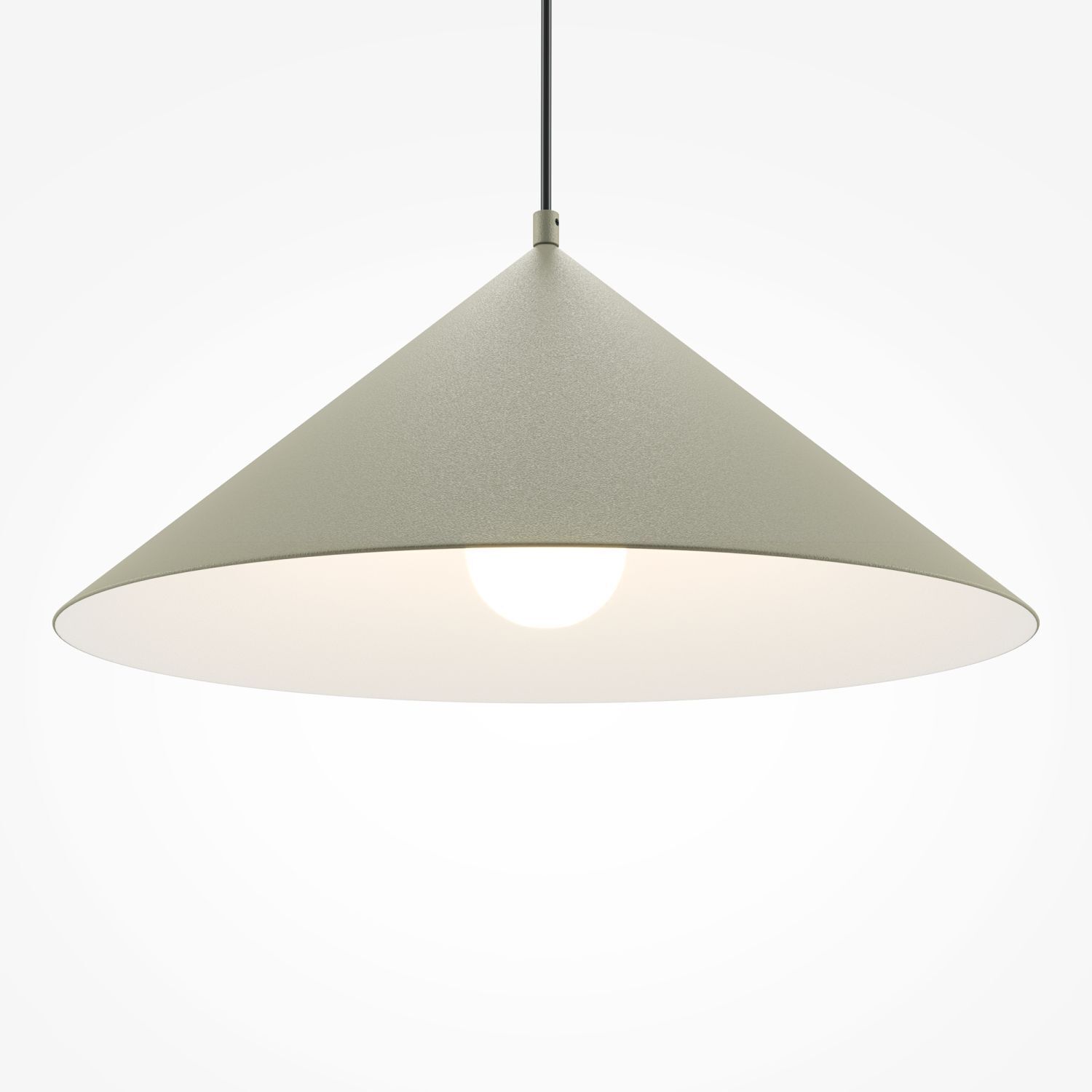 Suspension métal E27 Ø 35 cm rond H : max. 318 cm