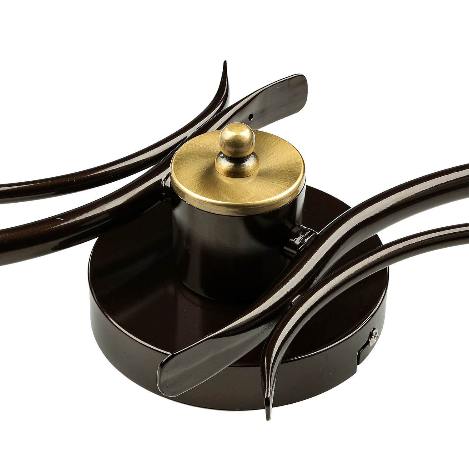 Rustikale Deckenleuchte Schwarz Weiß AURORA Gerät, Deckenventilator, Elektrisches Gerät