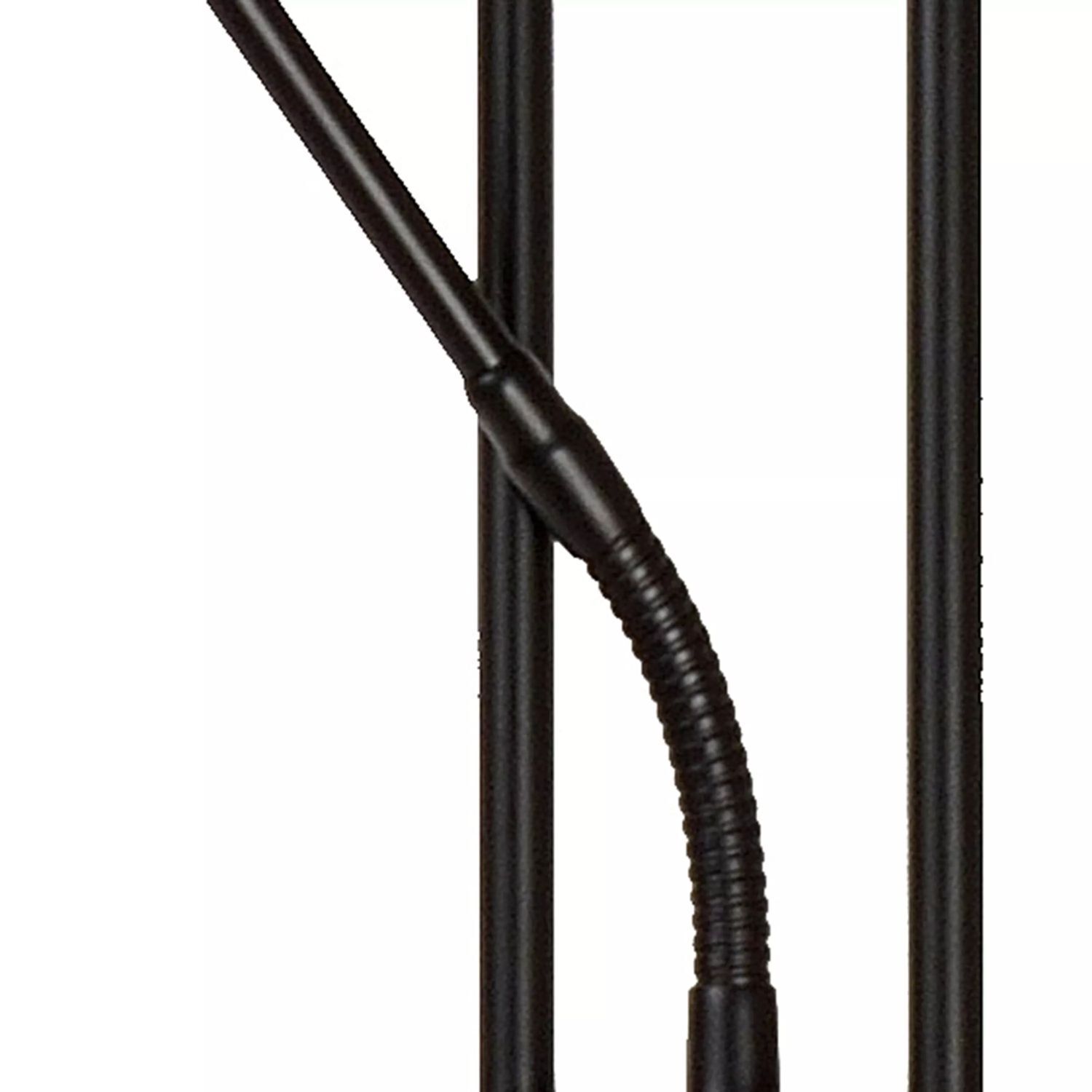 LED Deckenfluter Metall Schwarz 180 cm Leselicht 3000 K LED Deckenfluter Metall Schwarz 180 cm Leselicht 3000 K