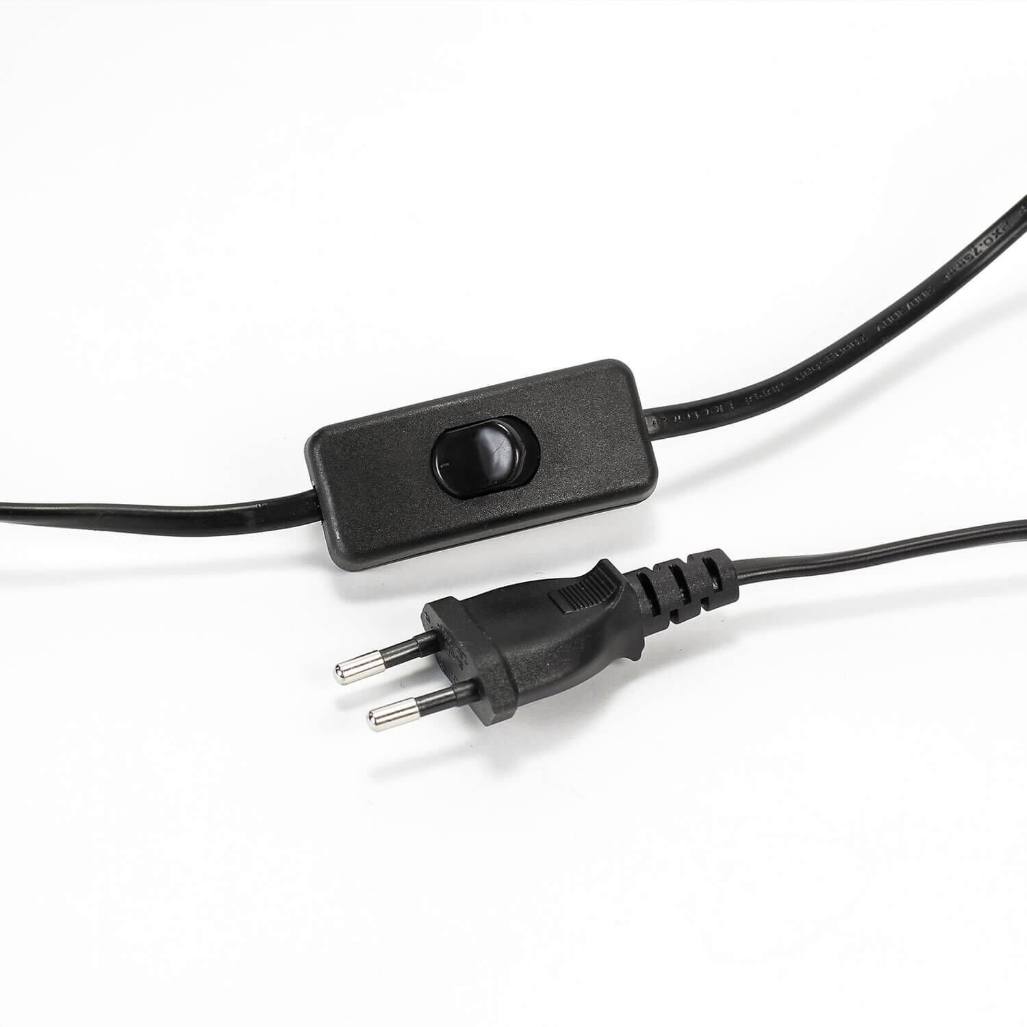 Schalter, Kabel, Netzteil, Stecker, Adapter