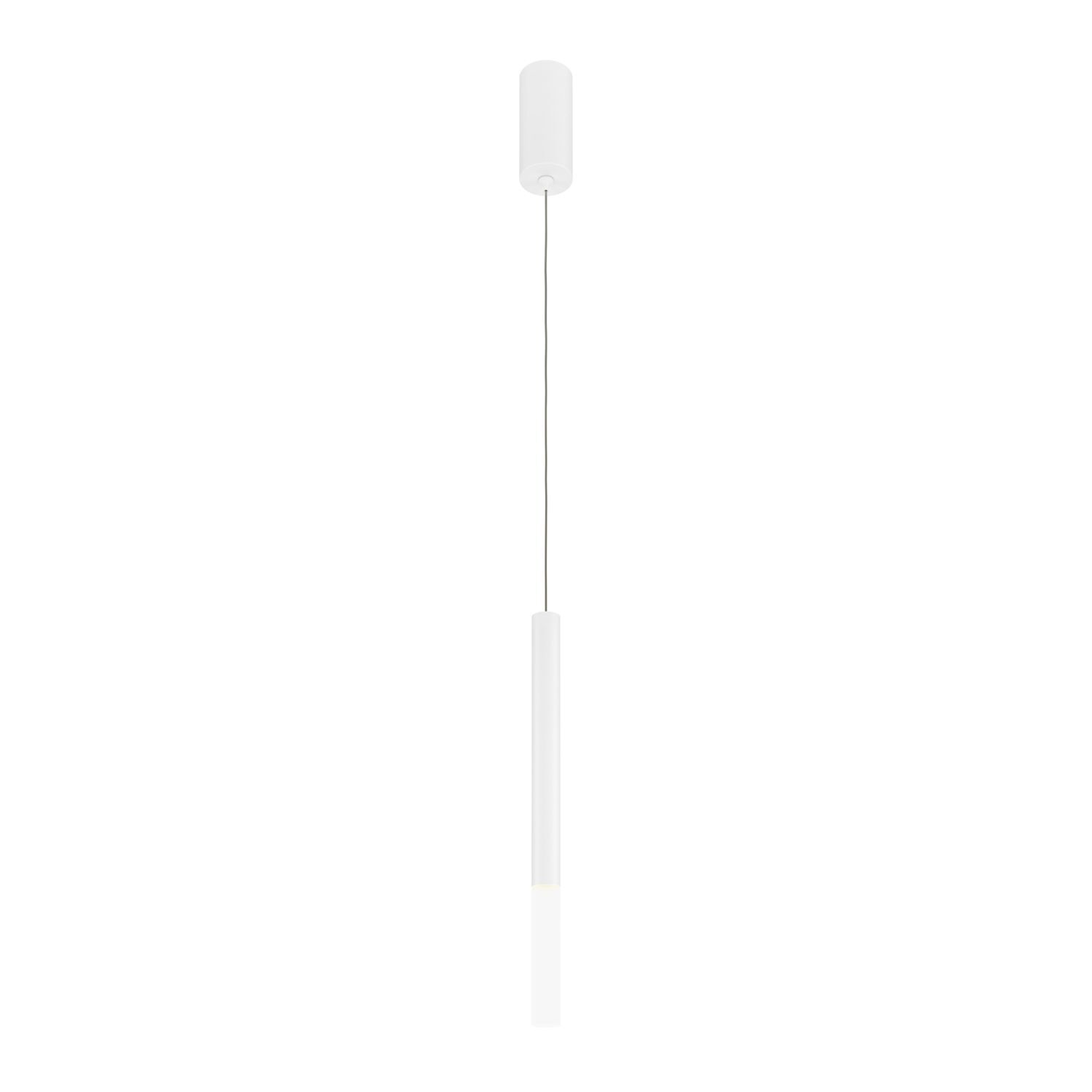 Suspension aluminium LED Ø 3 cm rond H : max. 345 cm