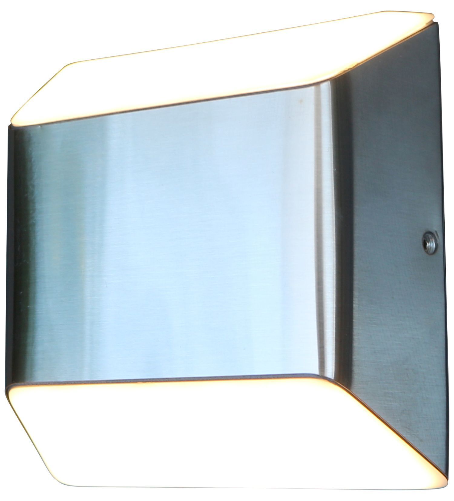 Lampe d'extérieur LED acier inoxydable IP54 H:12,4 cm 7 W Up Down