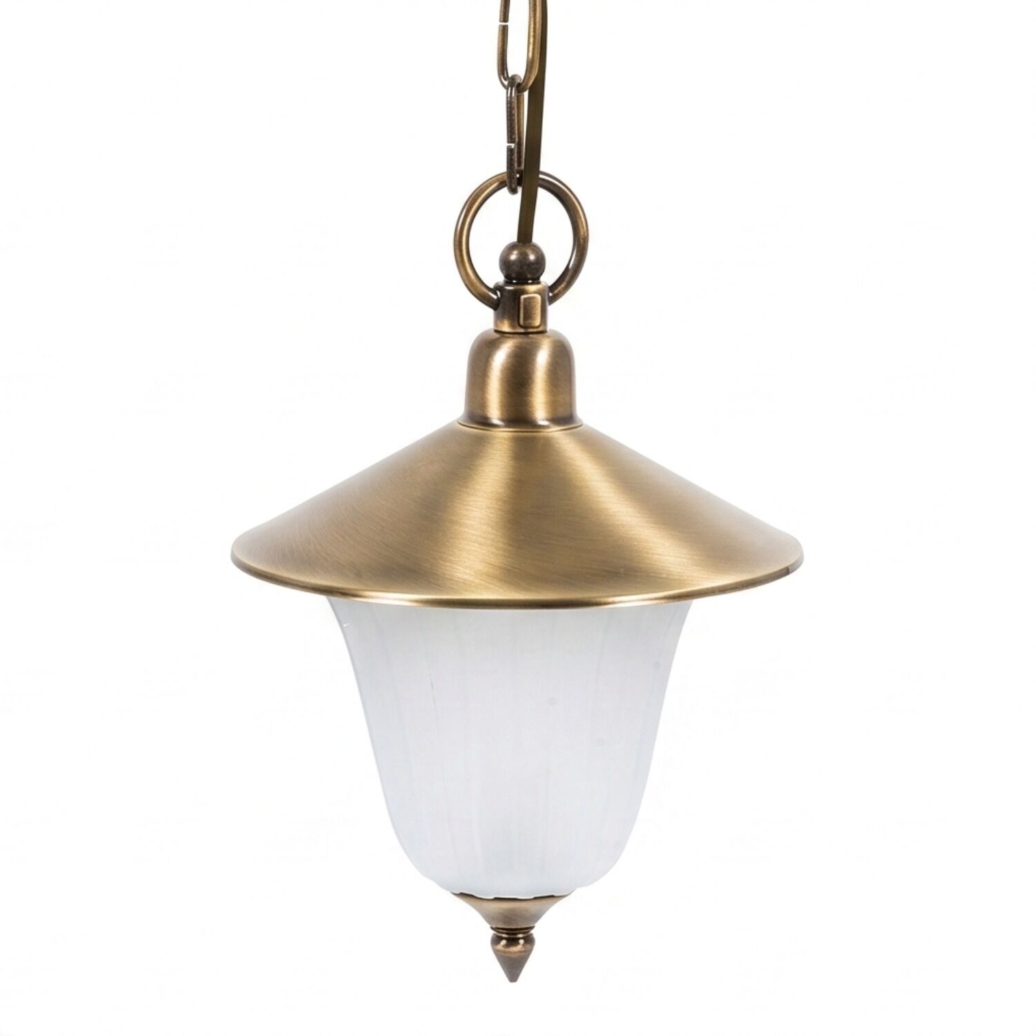 Hängeleuchte, Bronzefarben, Metall, Kunststoffglas, pendel Lampe
