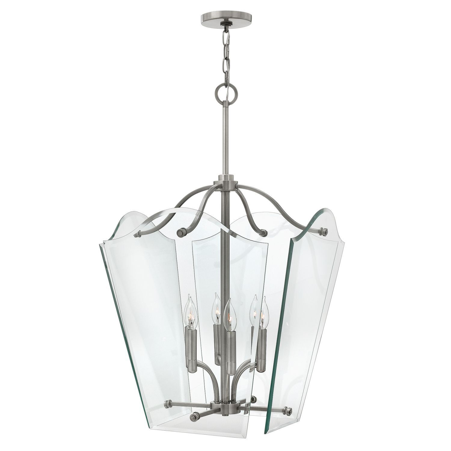 Suspension EDDA verre Ø51cm réglable Lampe