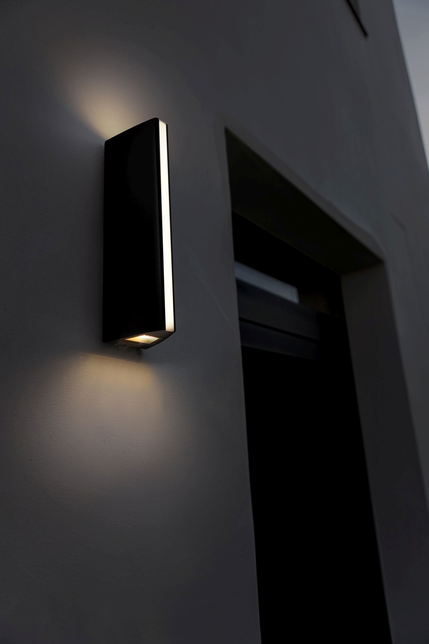 Lampe d'extérieur noire Moderne E27 IP54 H:30 cm faible éblouissement Beleuchtung, Elektronik, Sprecher