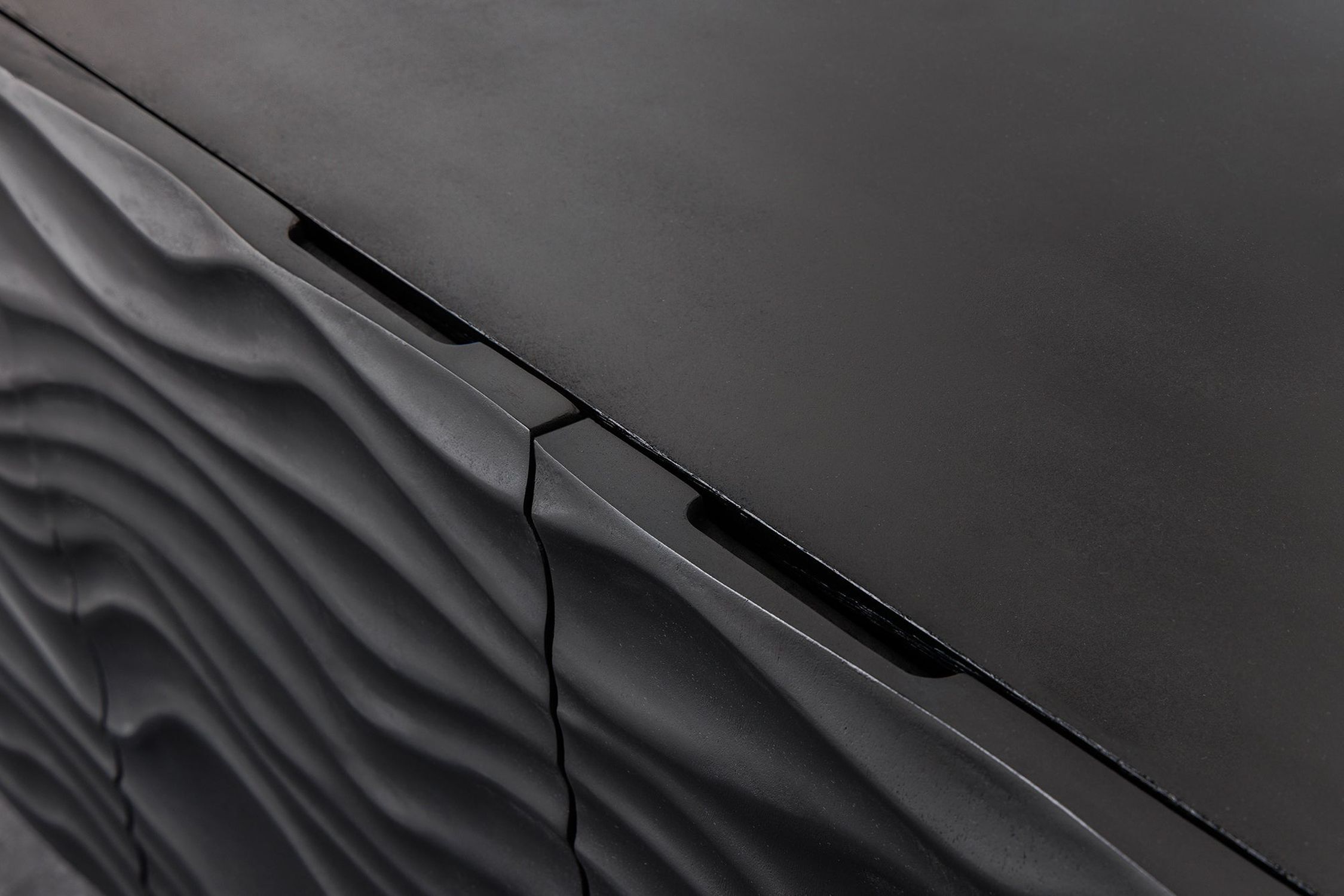 Sideboard 160 cm Holz Metall Schwarz Gold Handarbeit Auto, Transport, Fahrzeug