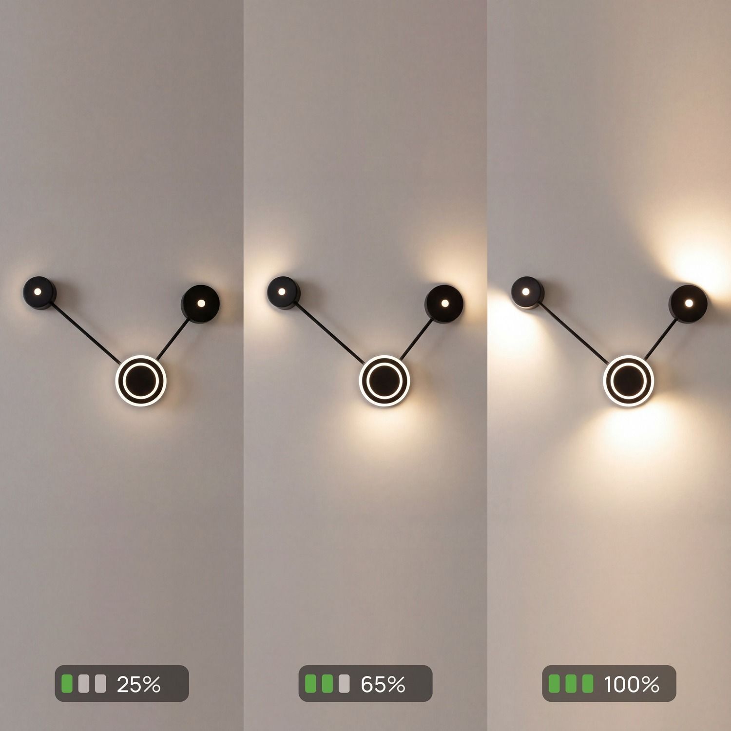 wandlampe, deckenleuchte, wandlampe, rund, led-beleuchtung