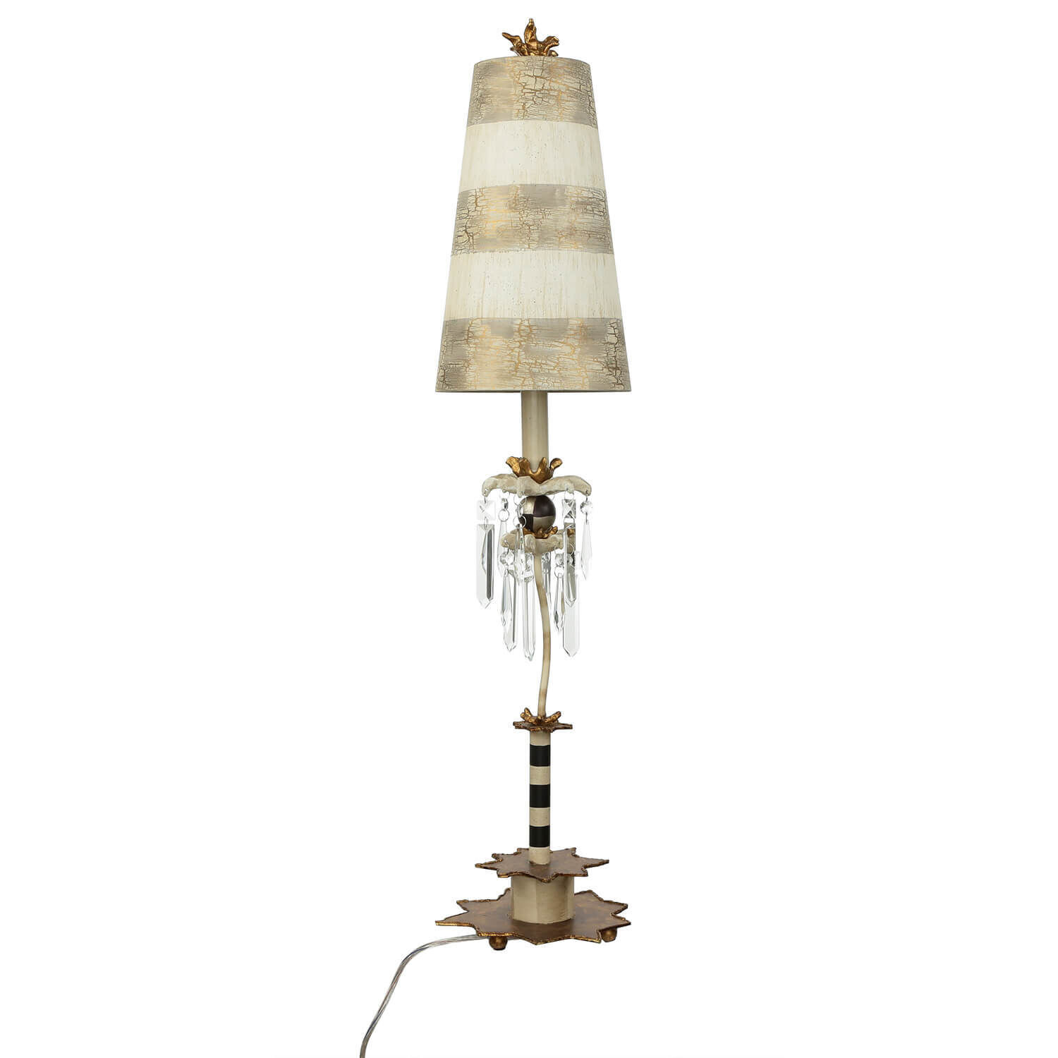 Niedrige Stehleuchte SELVA modernes Design 114cm Lampe, Lampenschirm, Tischlampe