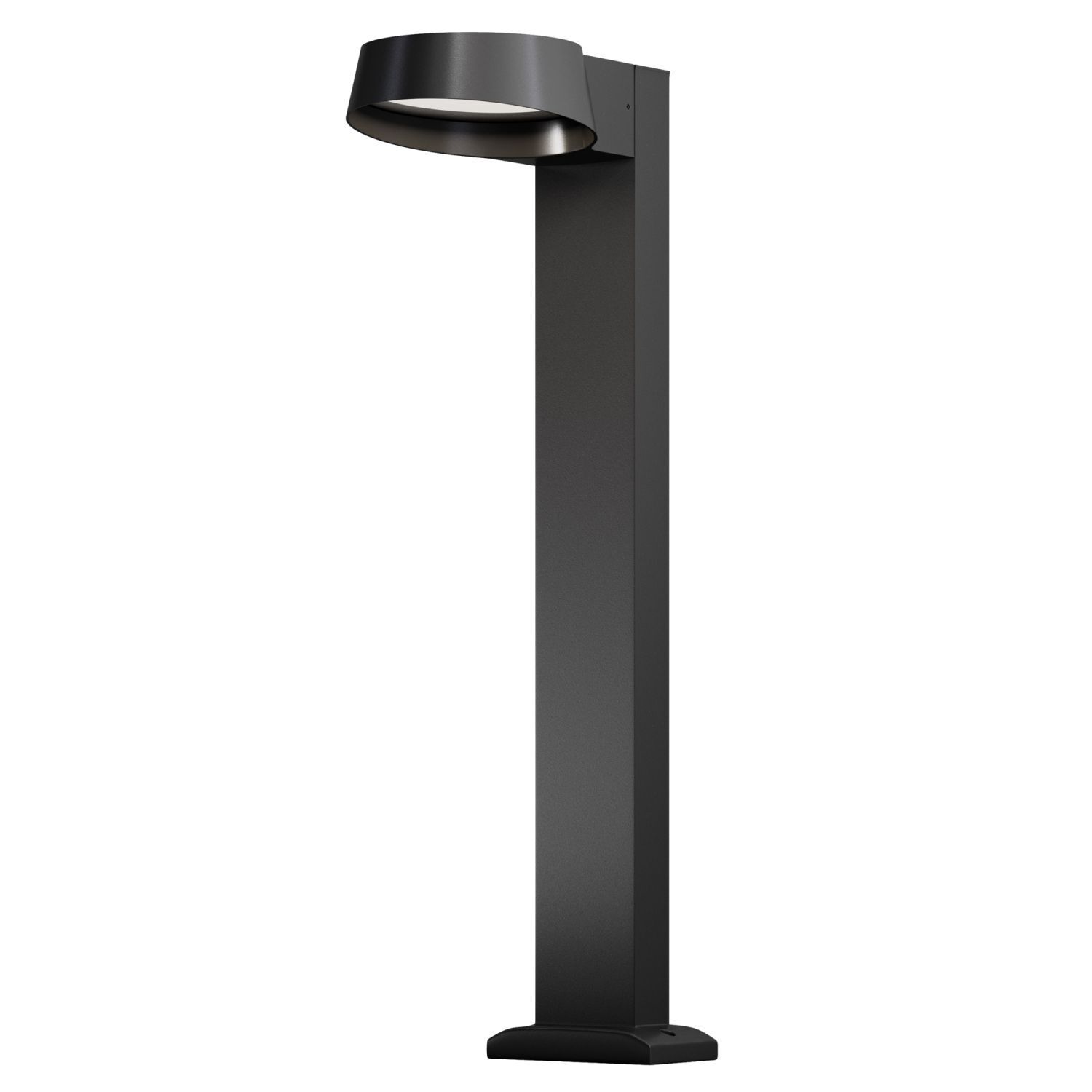 Lampe d'allée aluminium verre LED IP54 65 cm graphite URSA Lampe