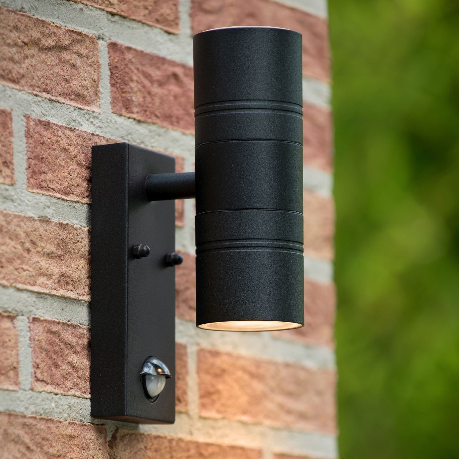 Außenleuchte, Wandlampe, LED, Schwarz, Kegelform