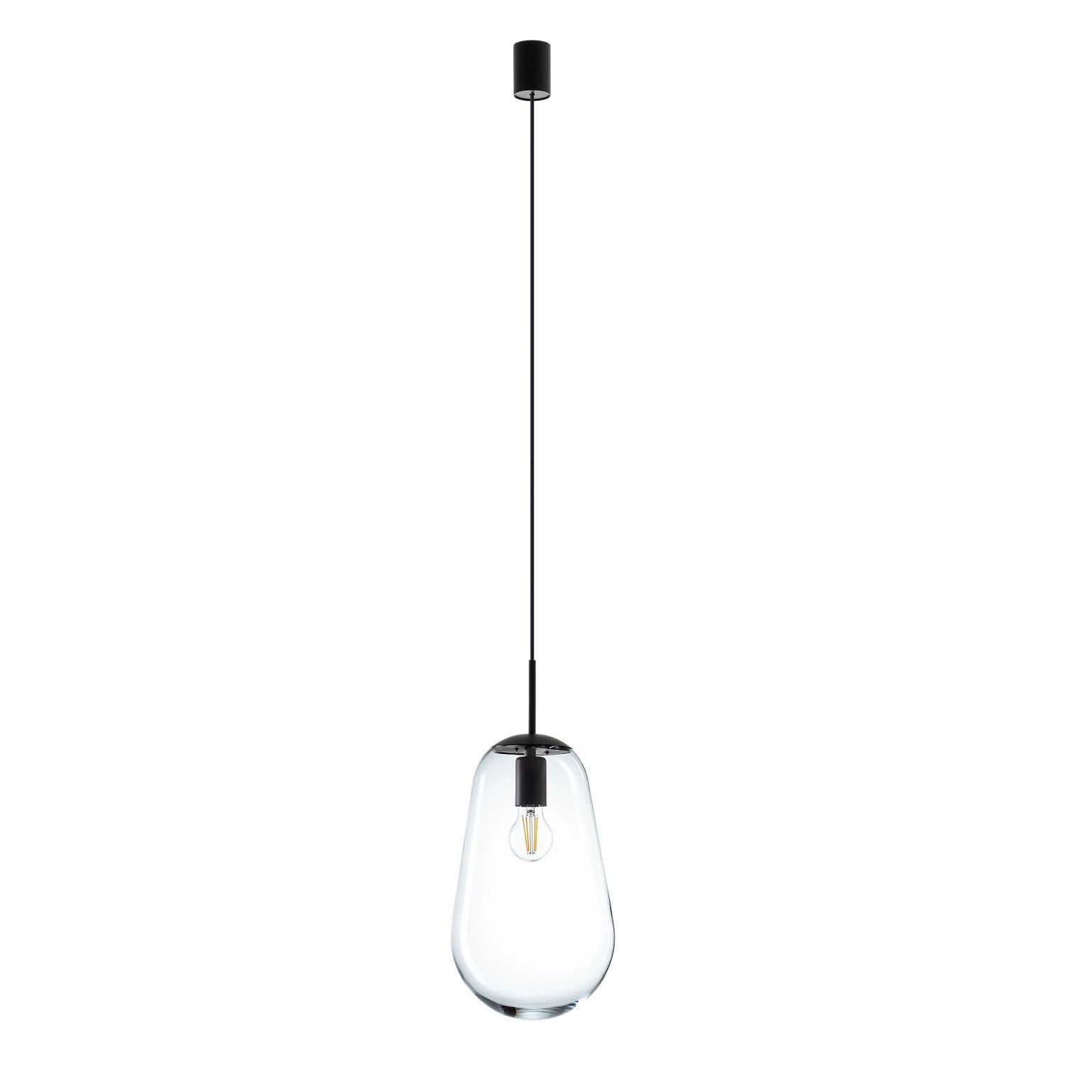 Glas Pendelleuchte MORNA Ø22cm dekorativ T: max. 1,8m