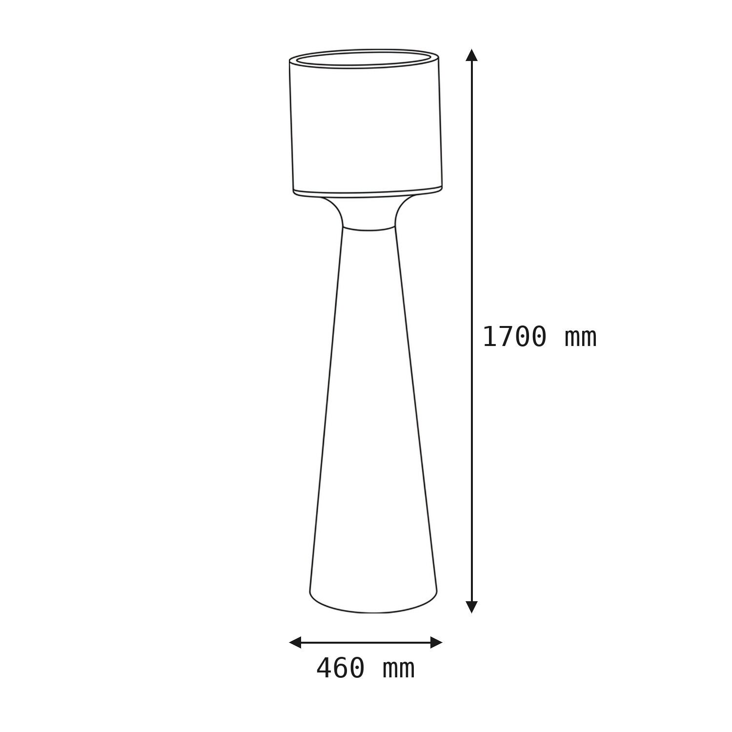 le126650-stehlampe-terrasse-balkon-garten-aussen-kunststoff-matt-modern-weiss-06 Lampenschirm, Lampe, Tischlampe, Mid-Century, Abmessungen 1700x460 mm