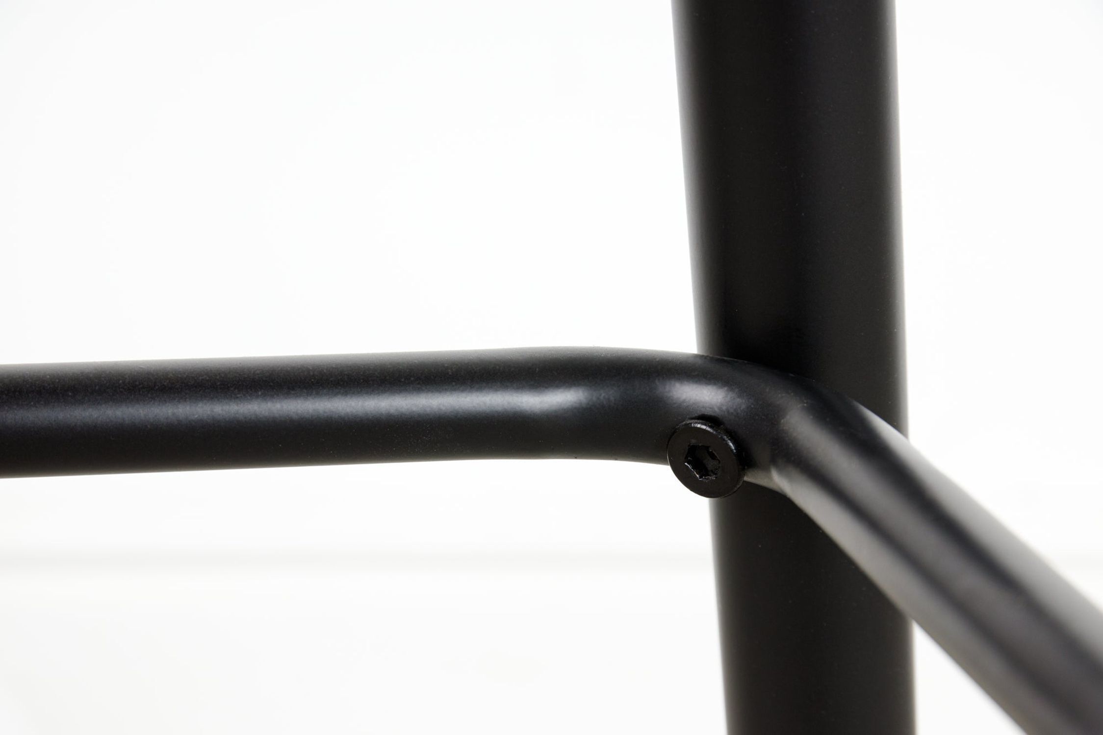 Chaise de bar avec dossier Tissu Métal marron noir Chesterfield Handlauf, Geländer