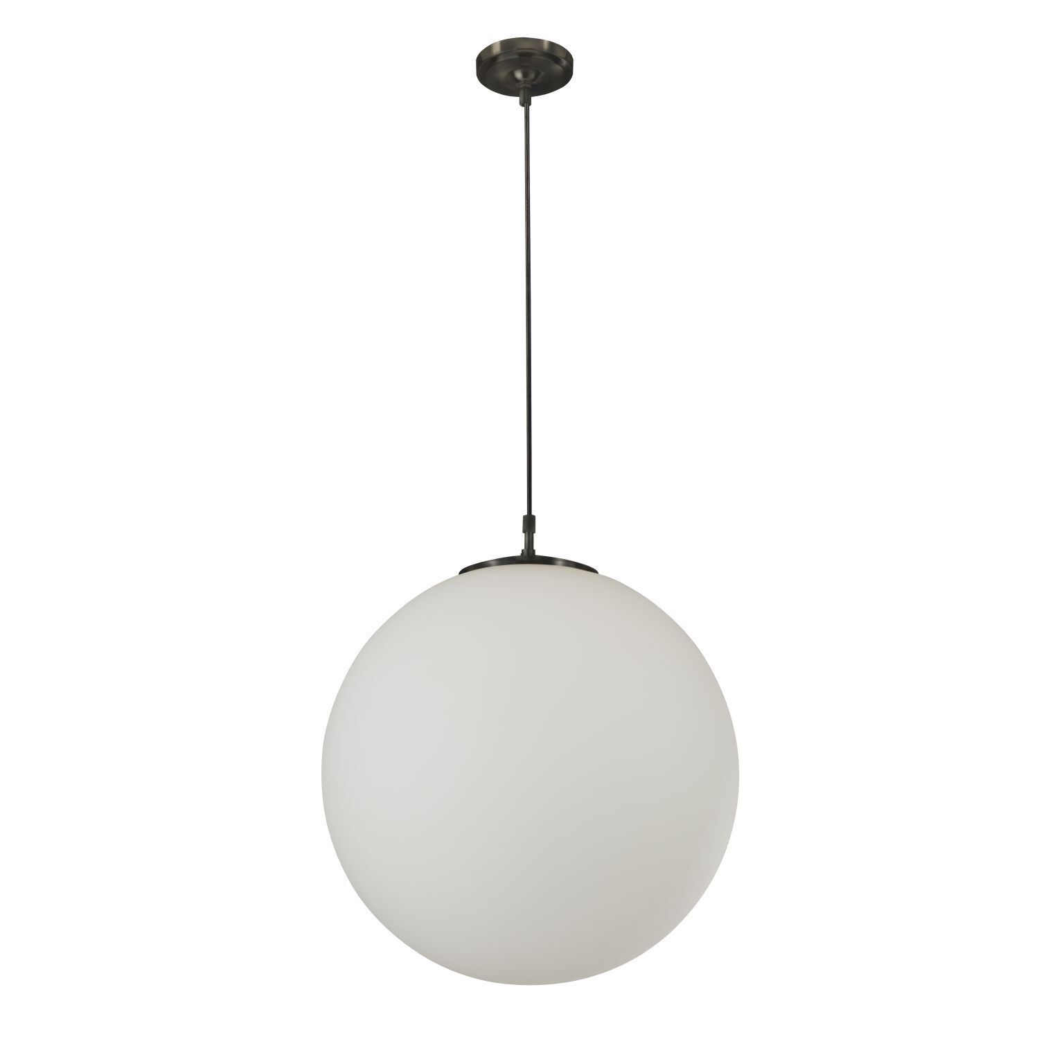 Kugel Pendelleuchte Glasschirm Metall B:30 cm blendarm