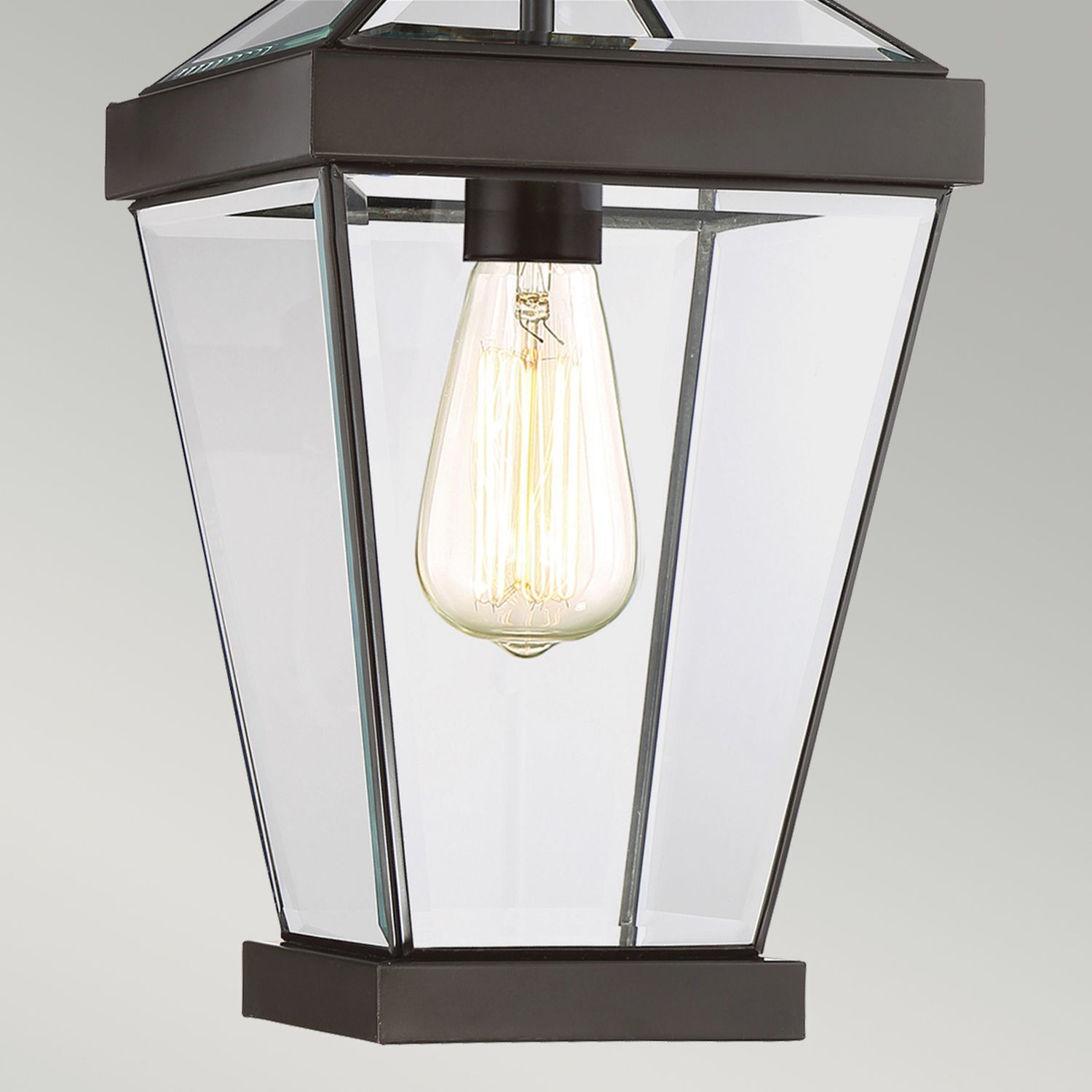 Wandlampe, Außenleuchte, Glas, Lichtbulb, Schwarz