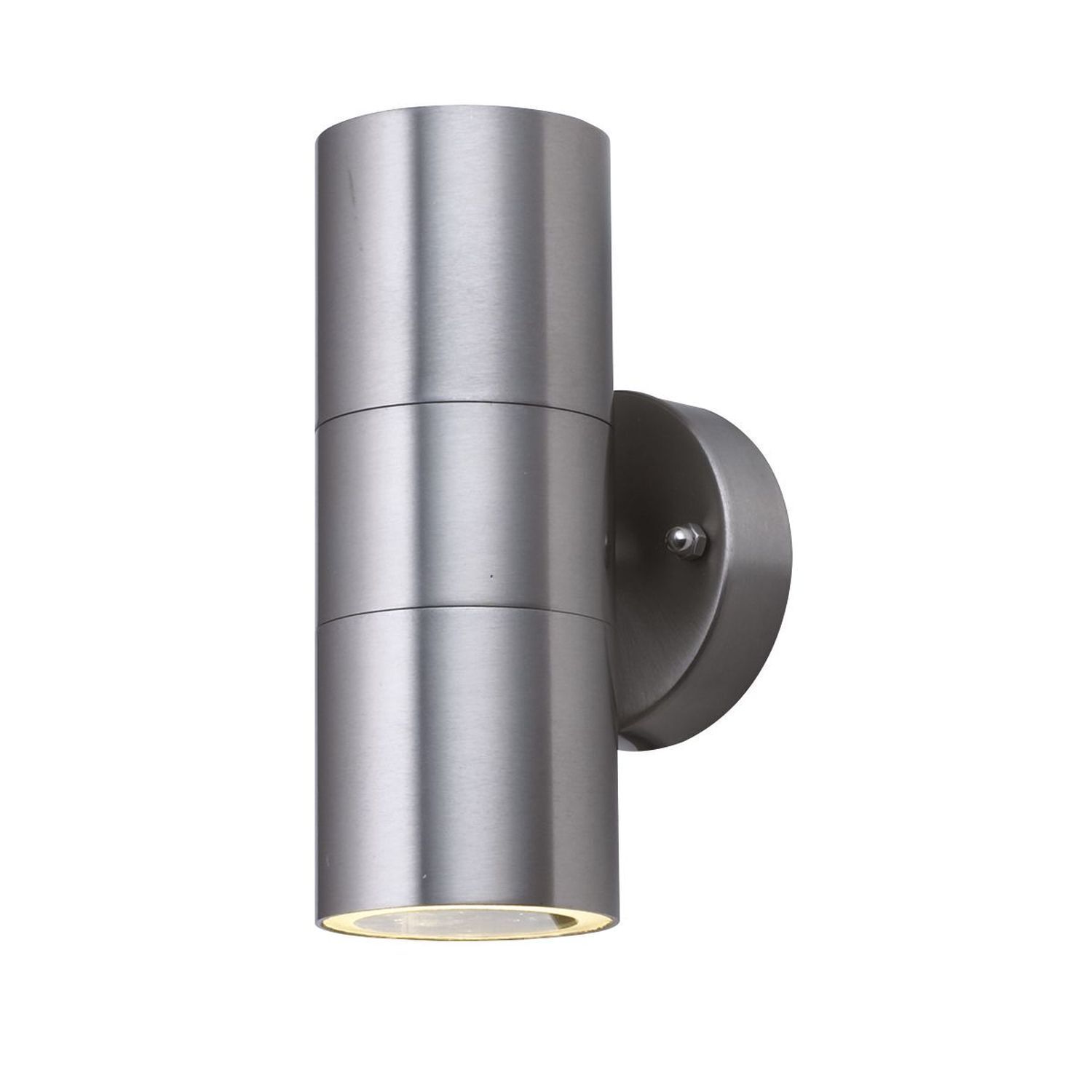Up Down Applique extérieure acier IP44 GU10 H:16 cm 2-flmg