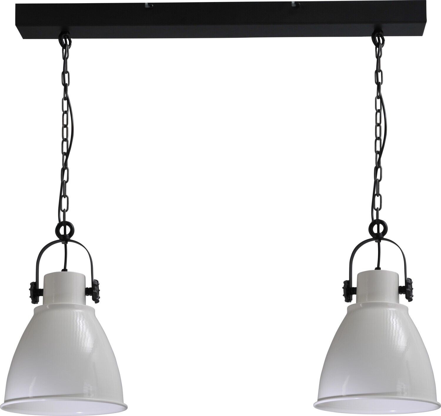 Suspension E27 Blanc Style industriel