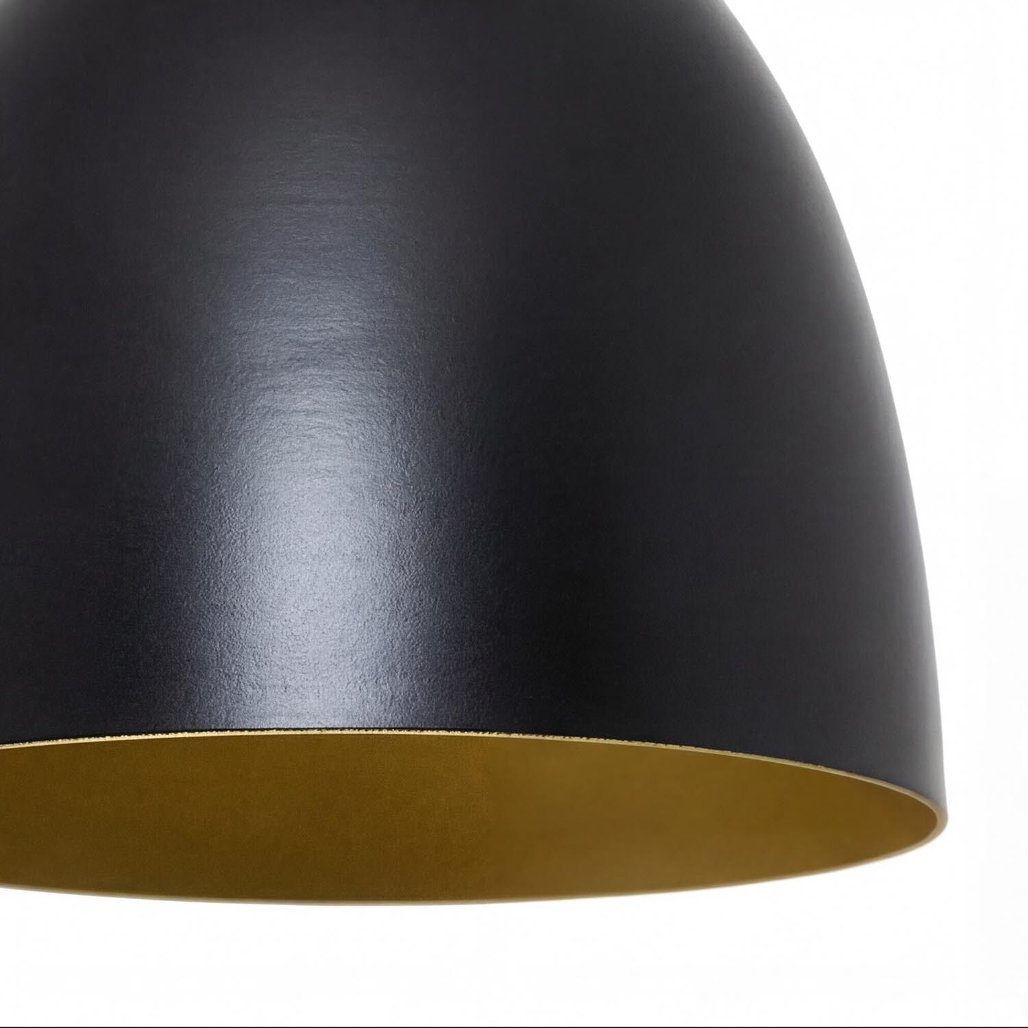 pendelleuchte-haengelampe-annie-3-flammig-schwarz-gold-retro-5 Lampenschirm, Schwarz außen, Gold innen, Metall, Hängend