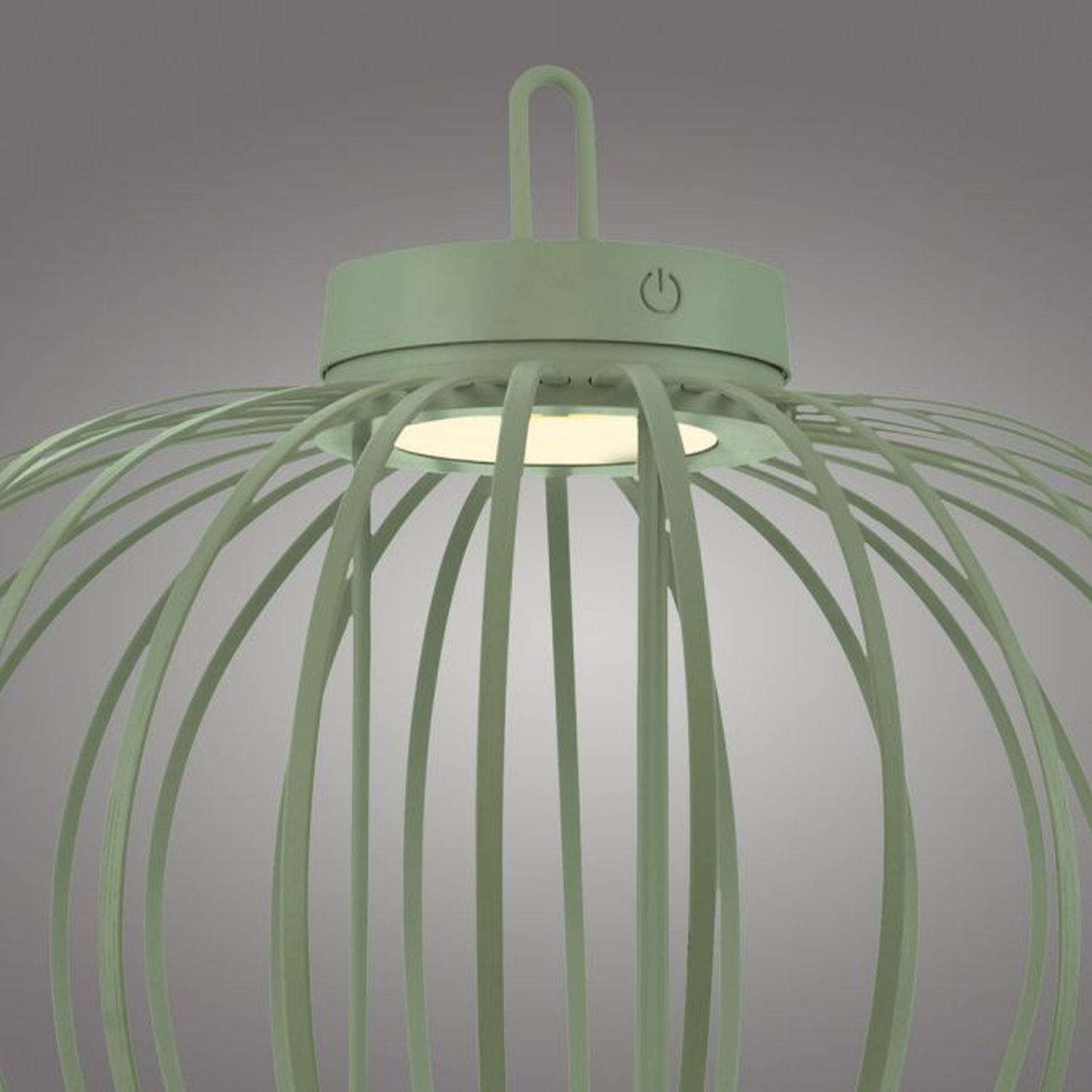 Lampe de table LED rechargeable IP44 Vert dimmable Touch 2 W 37 cm Lampe, Leuchte, Pflanze