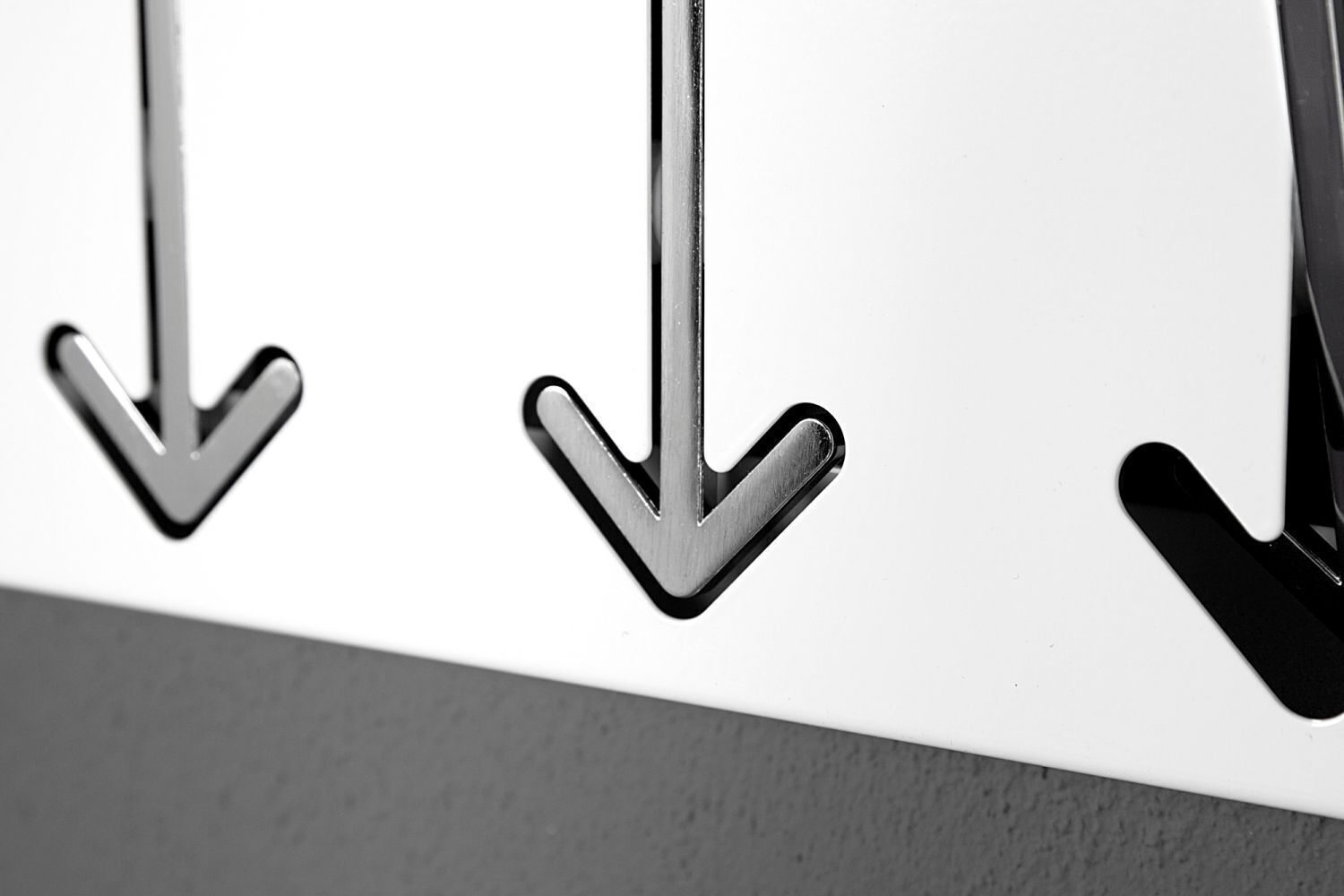 Wandhaken Weiß Garderobenhaken Flur B-Ware Wandhaken Weiß Garderobenhaken Flur B-Ware