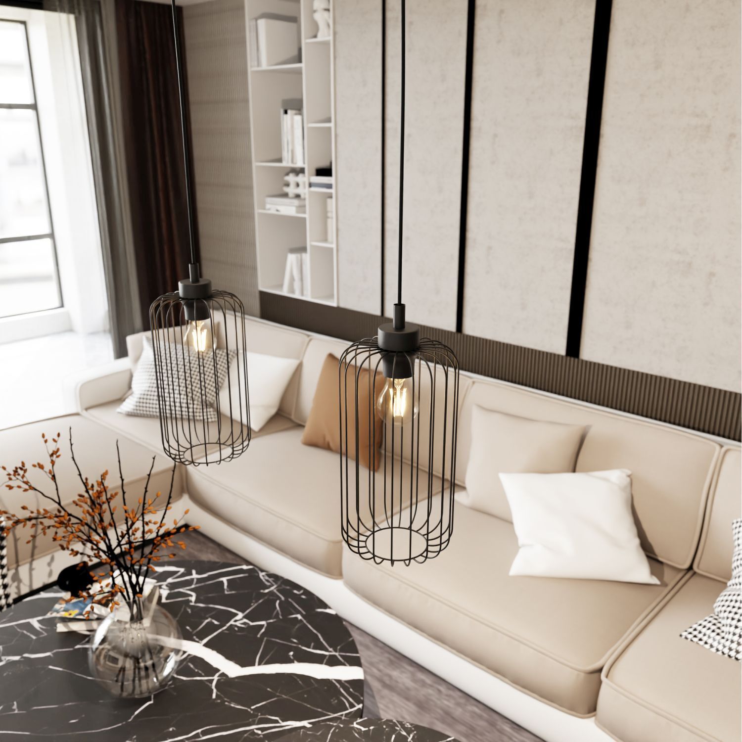 Dekoration für Zuhause, Wohnzimmer, Tabelle, Couch, Lampe