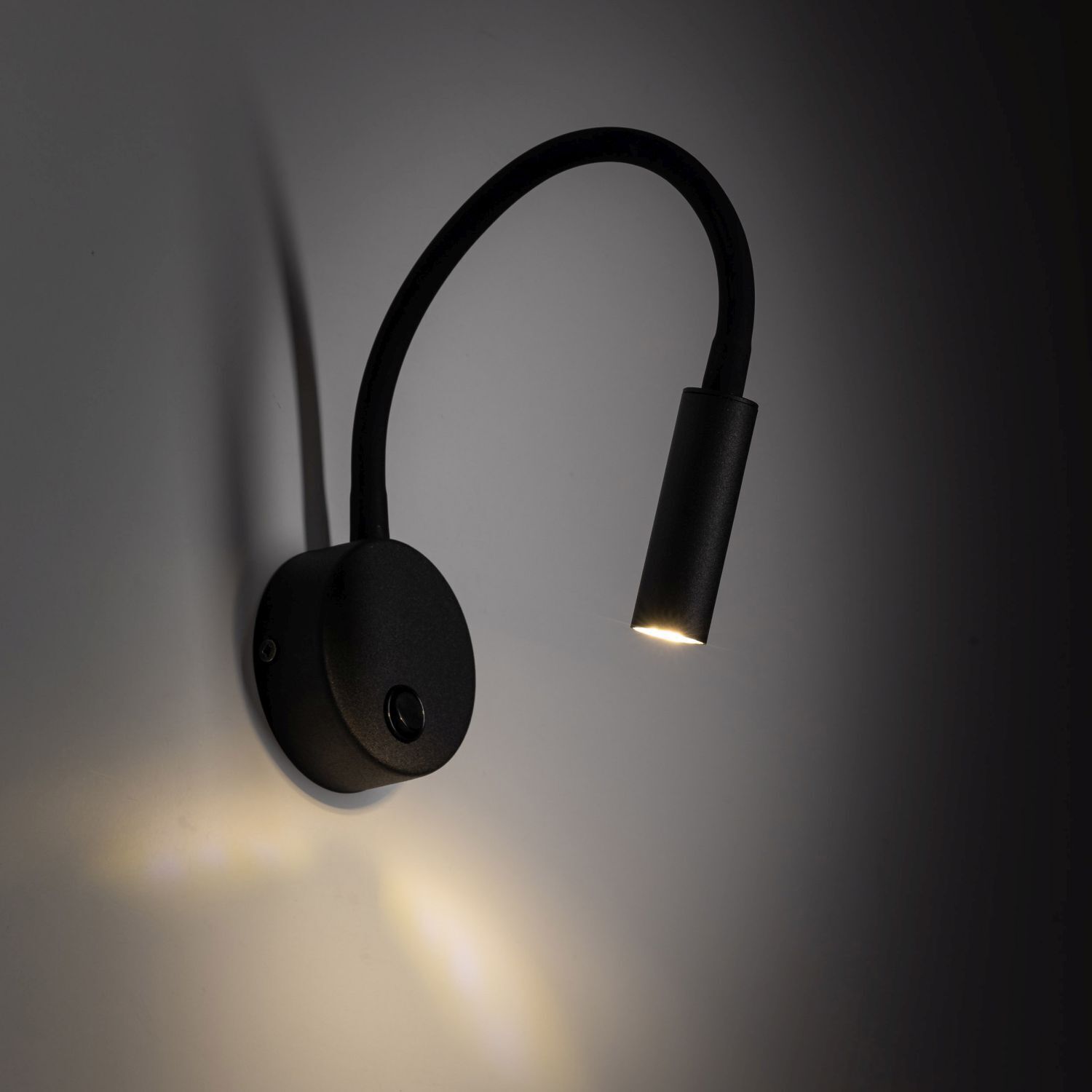 Wandleuchte mit Schalter Schwanenhals Schwarz G9 verstellbar Lampe, Elektronik