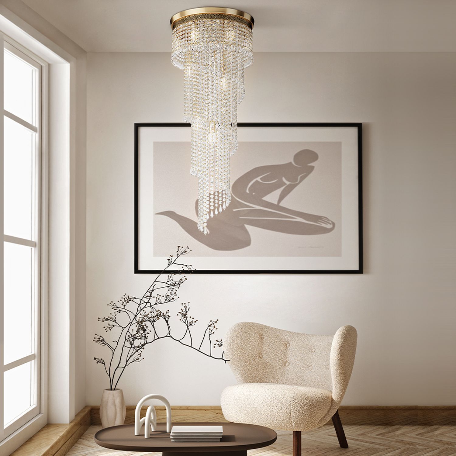 Leuchter, Lampe, Drinnen, Innenarchitektur