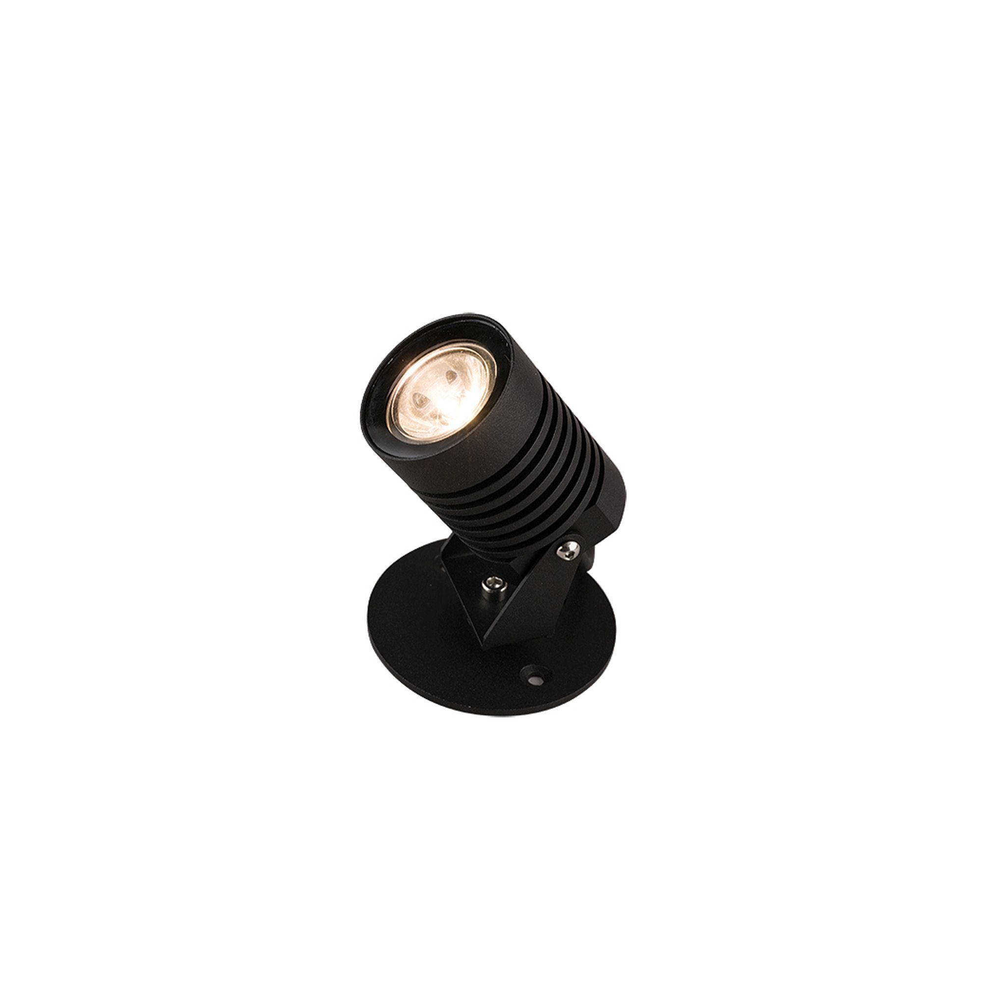 Spotlight, LED, Schwarz, Außenbereich, Verstellbar