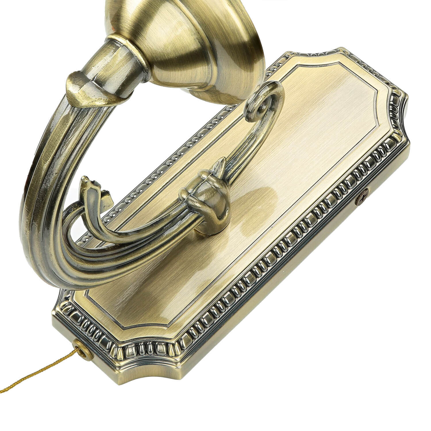 Wandlampe Savoy Weiß Bronze