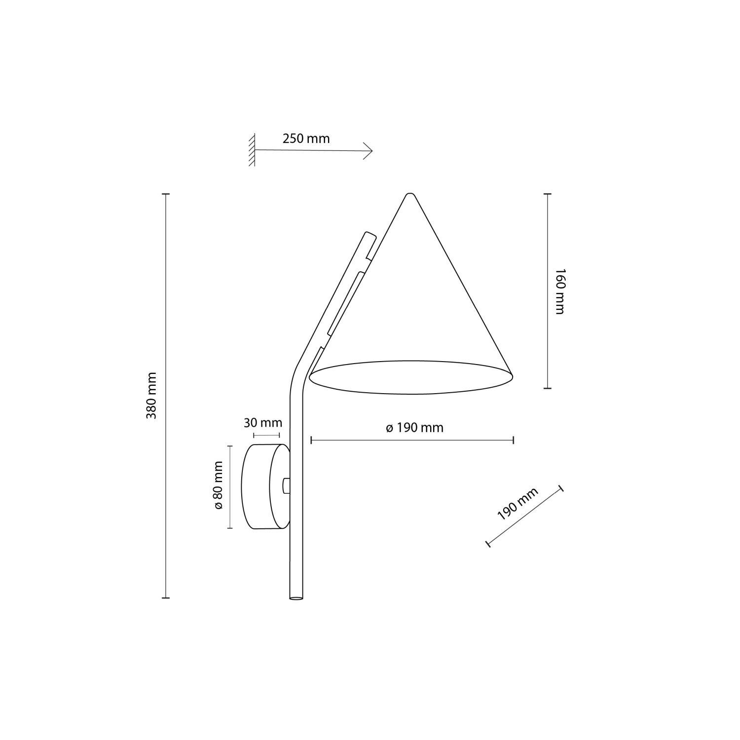Wandleuchte Metall Schwarz H: 38 cm E27 Retro Design Diagramm, Handlung