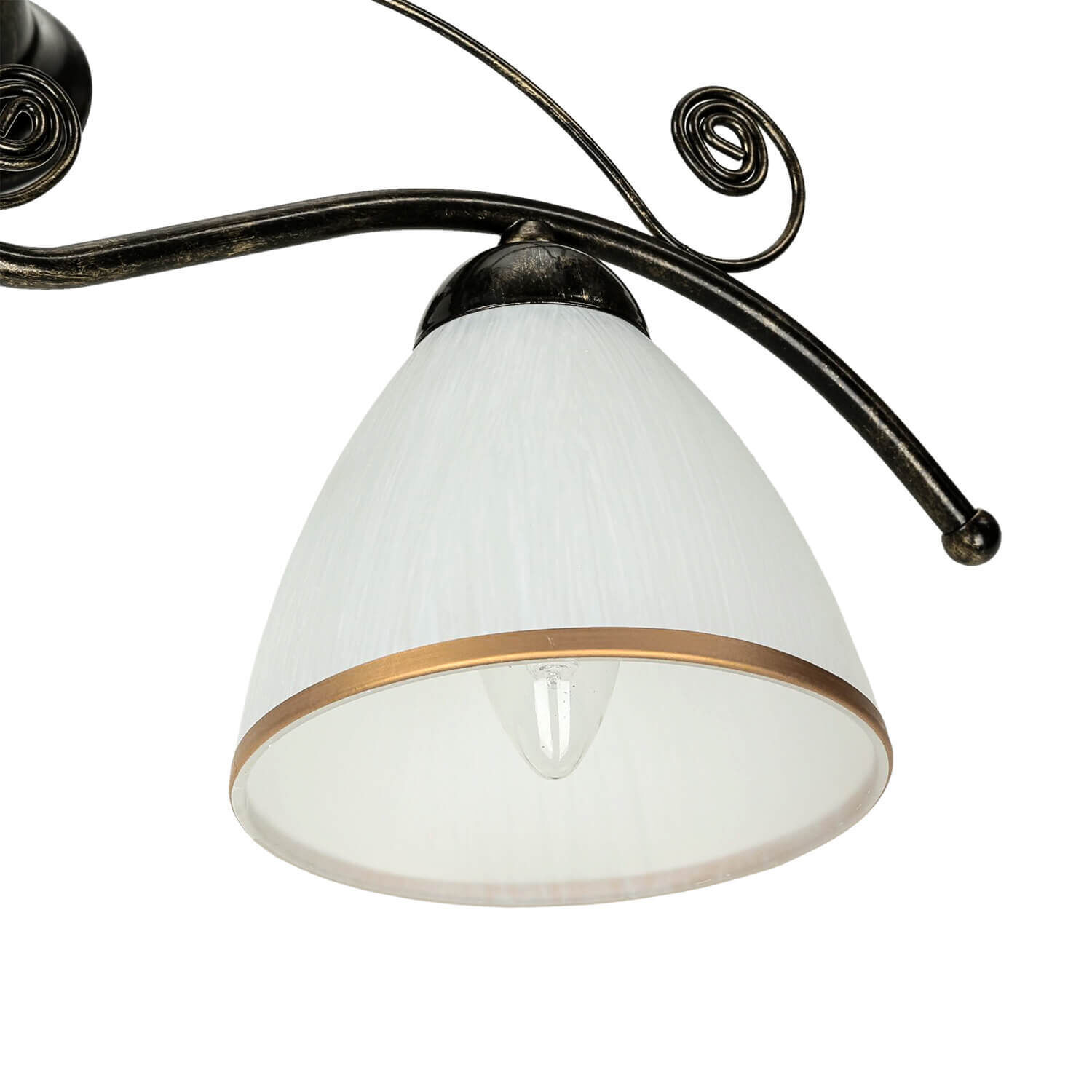 Shabby Noir Suspension 3-flmg Art Nouveau