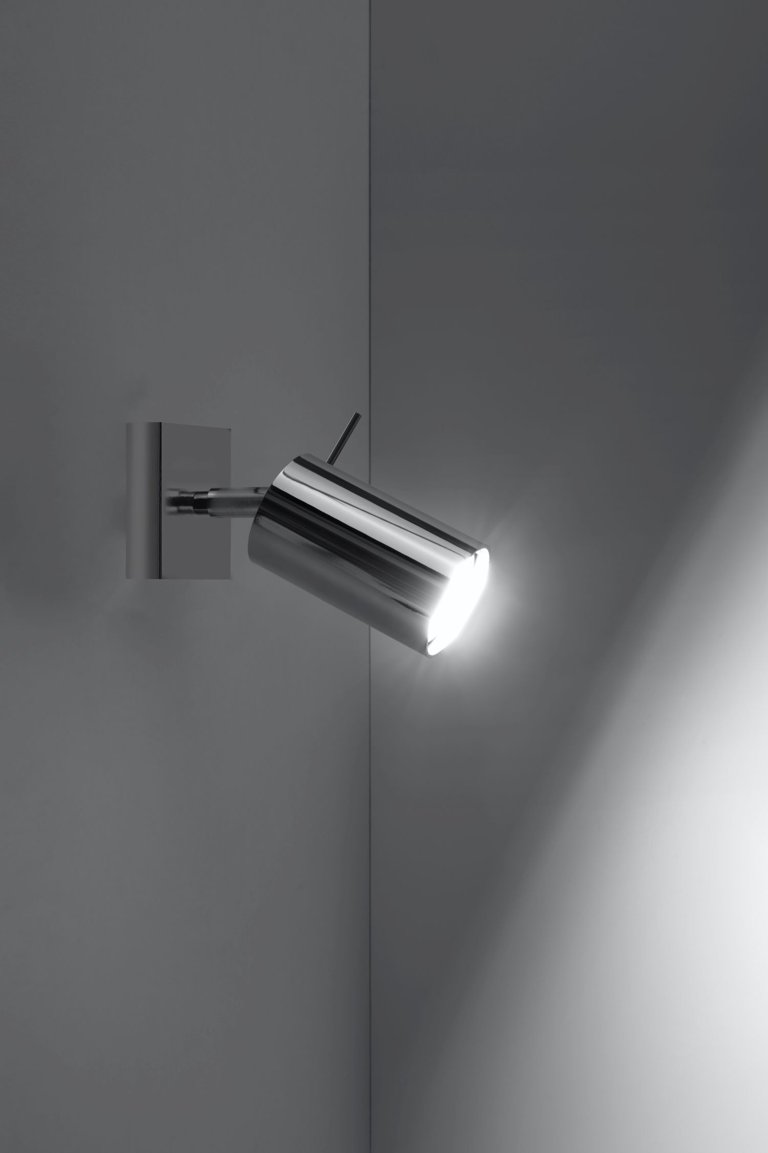 Spot lampe métal ajustable L : 8 cm chrome GU10