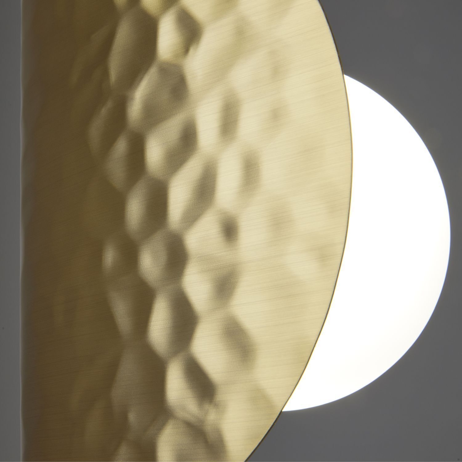 Kronleuchter Metall Glas B: 78 cm in Messing Weiß G9 lampe, gold, metallisch, lampenschirm, rund