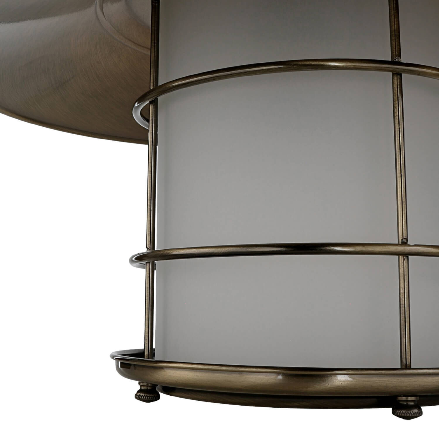 Jugendstil Hängeleuchte Sudan in Messing Optik Lampe, Leuchte