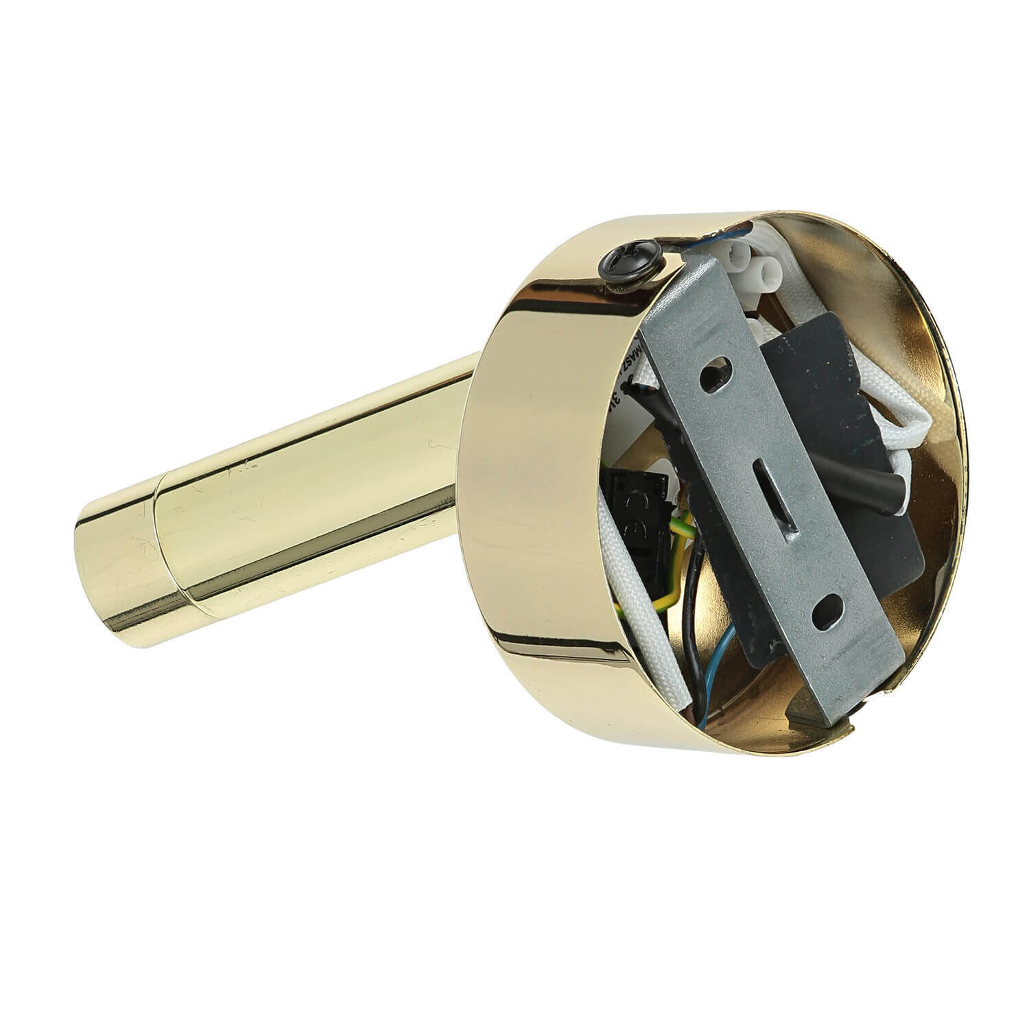 LED Wandstrahler mit Schalter Metall verstellbar Gold LED Wandstrahler mit Schalter Metall verstellbar Gold